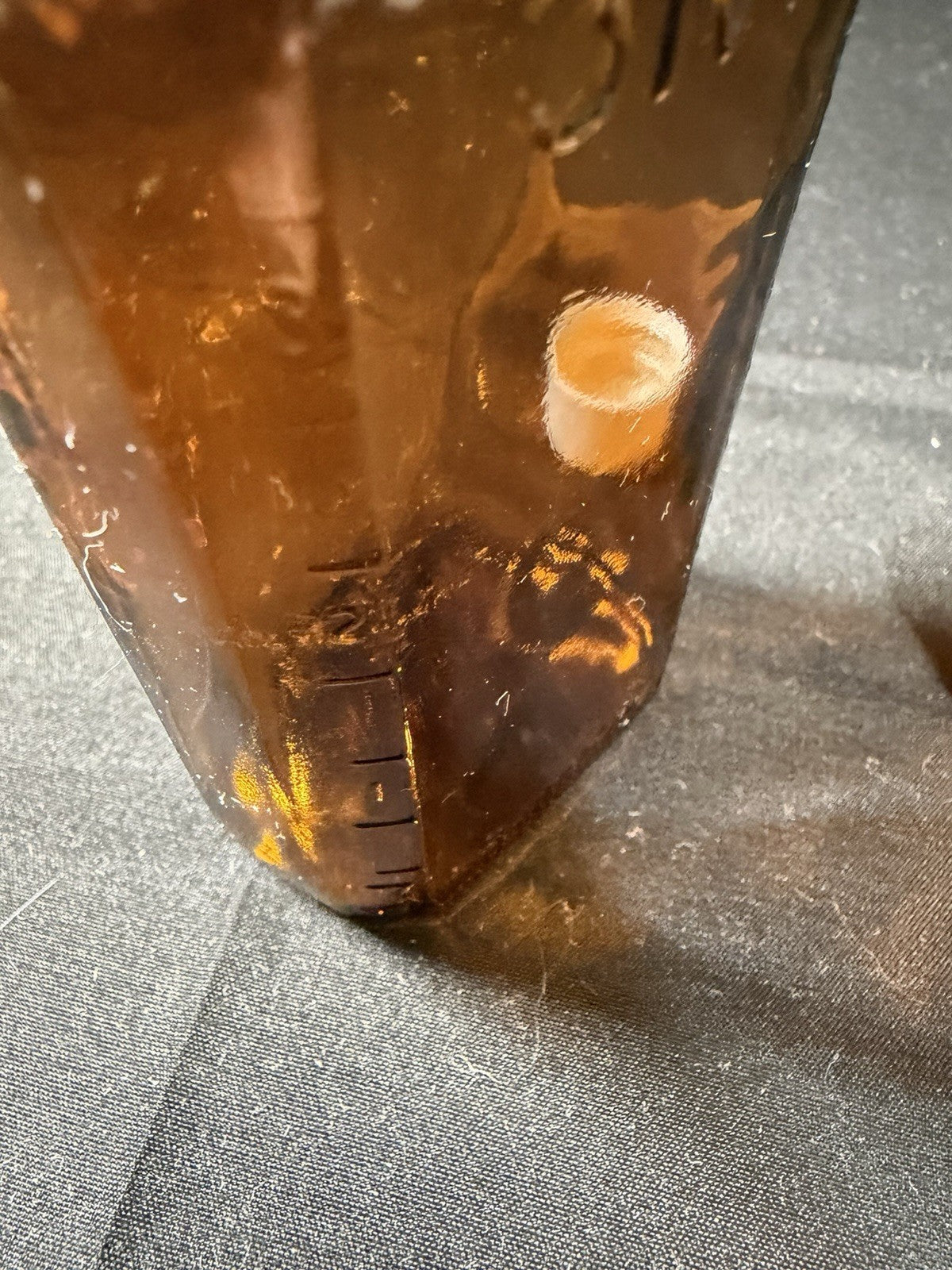 Vintage Amber Glass Medicine Bottles Clear Glass Lot of 3 Apothecary