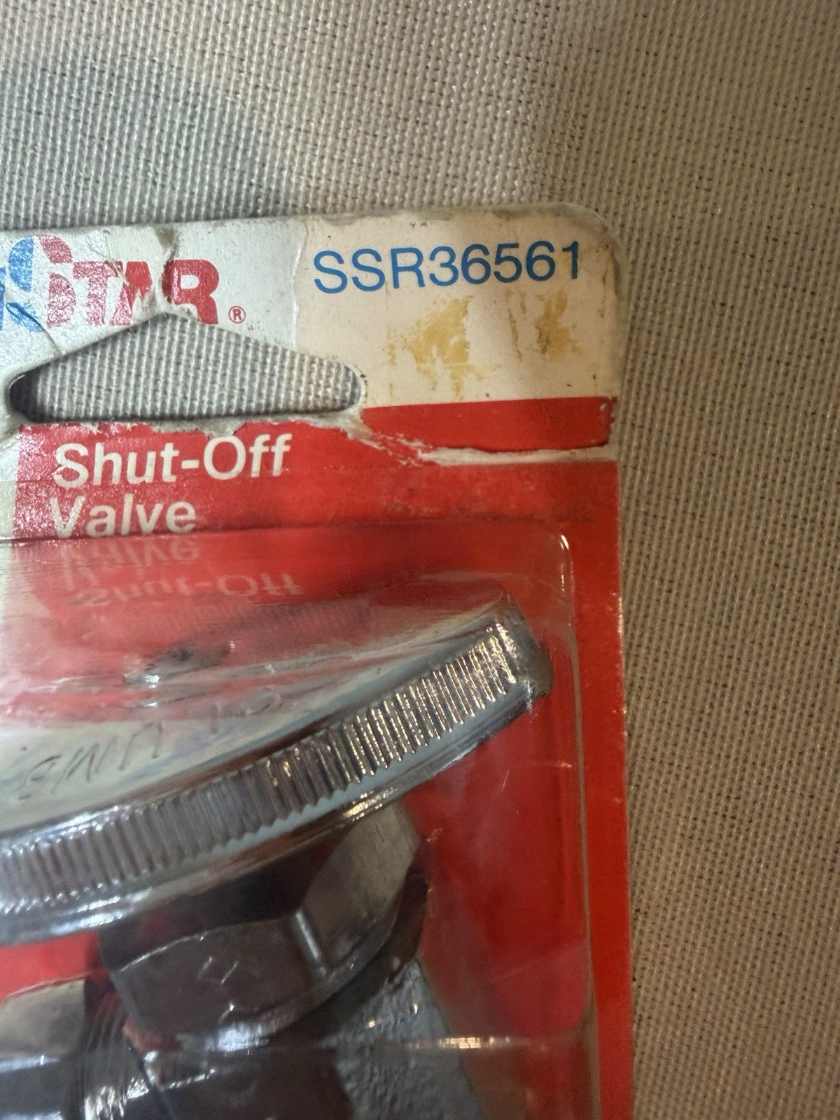 Vintage NOS Servistar SSR36561 Angle Shut Off Valve 1/2 FIP x 3/8 OD Plumbing