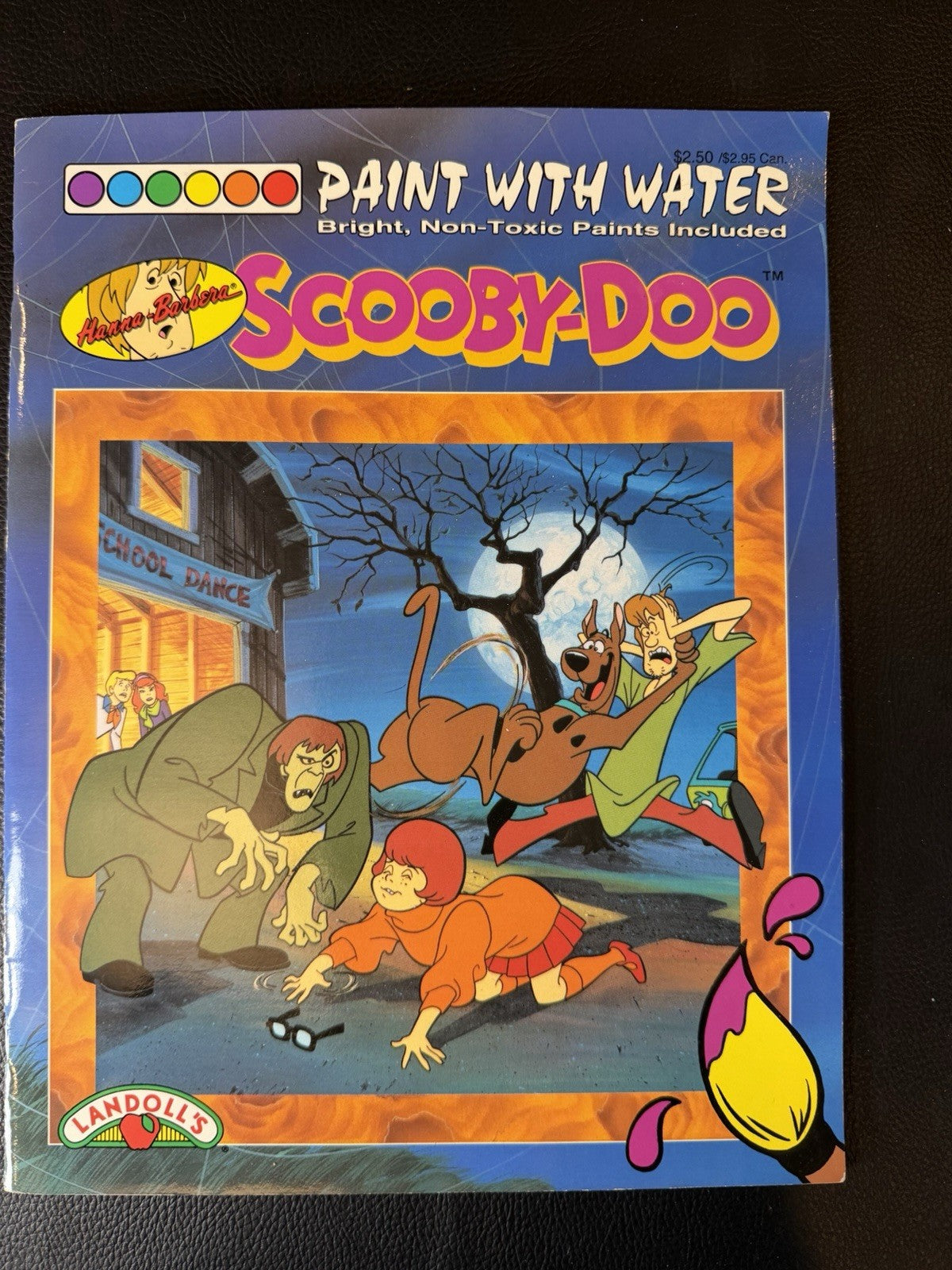 Vintage 1994 Scooby Doo Lot Figures Cars Paint With Water Book Hanna Barbera