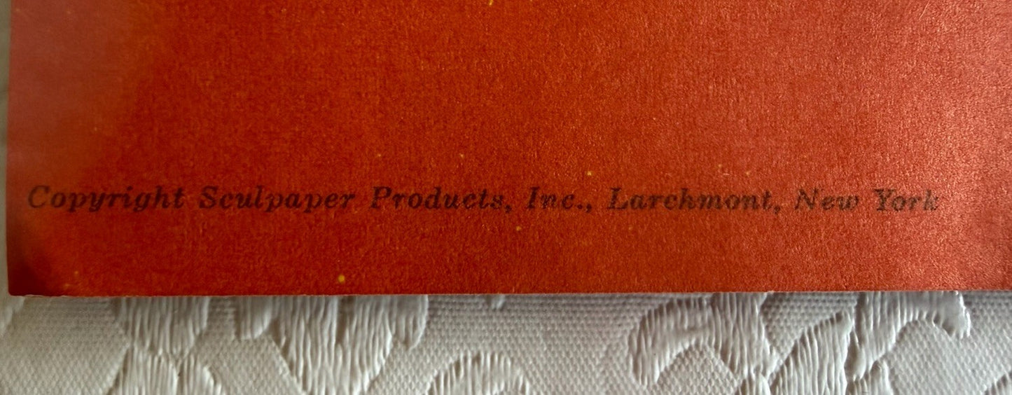 Vintage 1961 Paper Plays Style 2100 Sculptaper Craft Kit Paul Lobel Saks