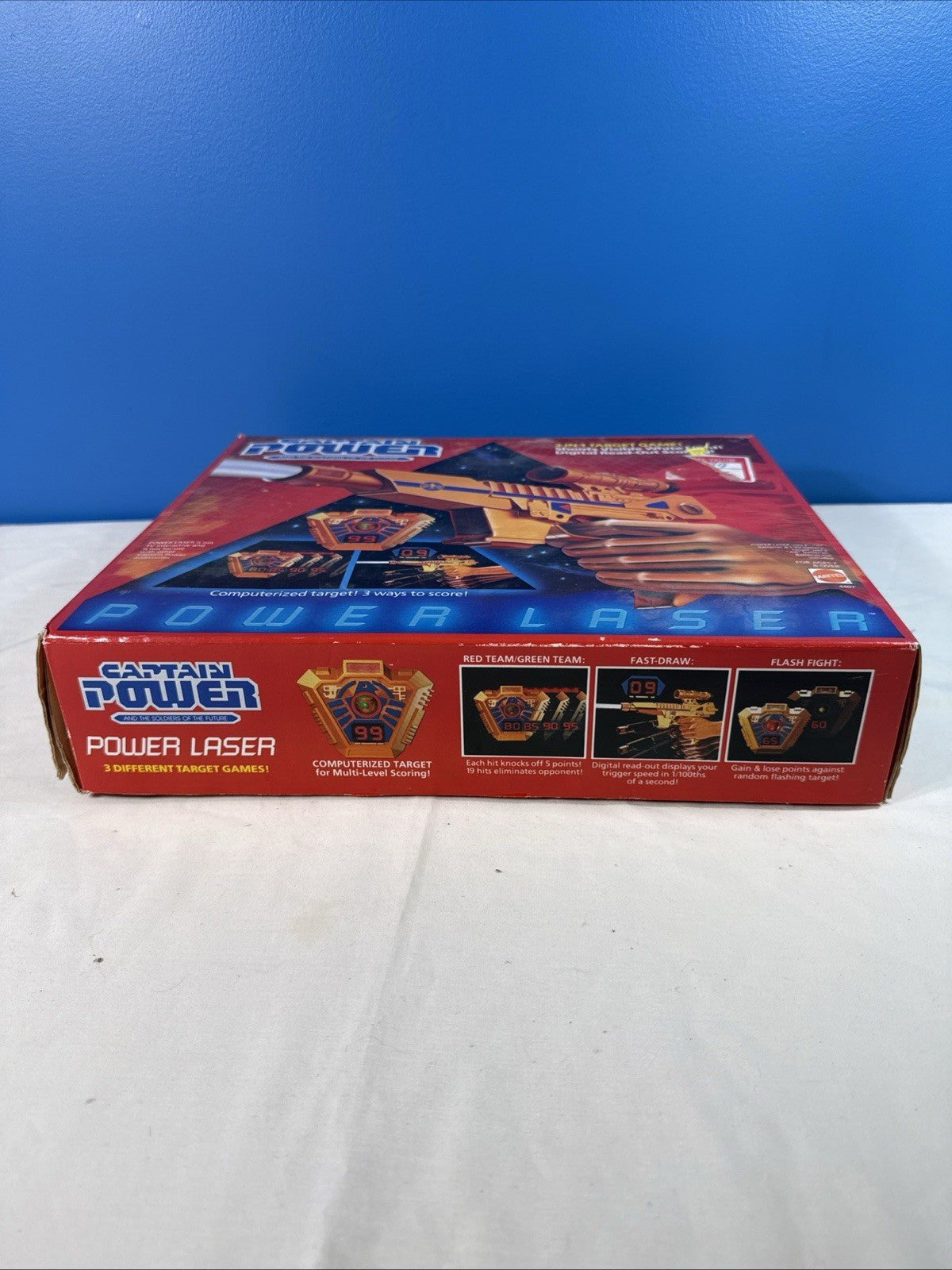 Vintage 1987 Mattel Captain Power Power Laser 3-in-1 Target Game NIB SEALED