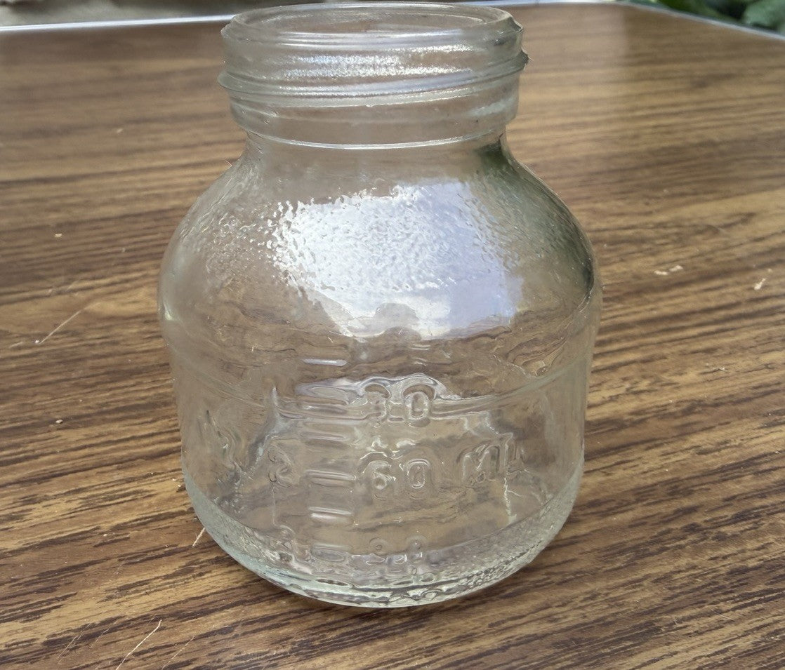 Vintage Evenflo Glass Baby Bottle Lot 6 Clear Nursing Bottles 4oz 8oz