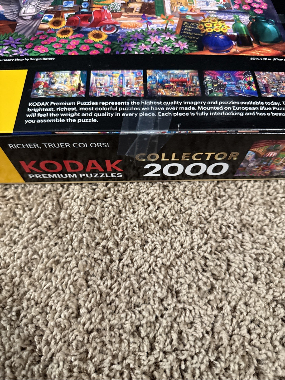 2000 Pc Puzzle Lot 2 Old Storage Room Little Italian Curiosity Shop Ceaco Kodak