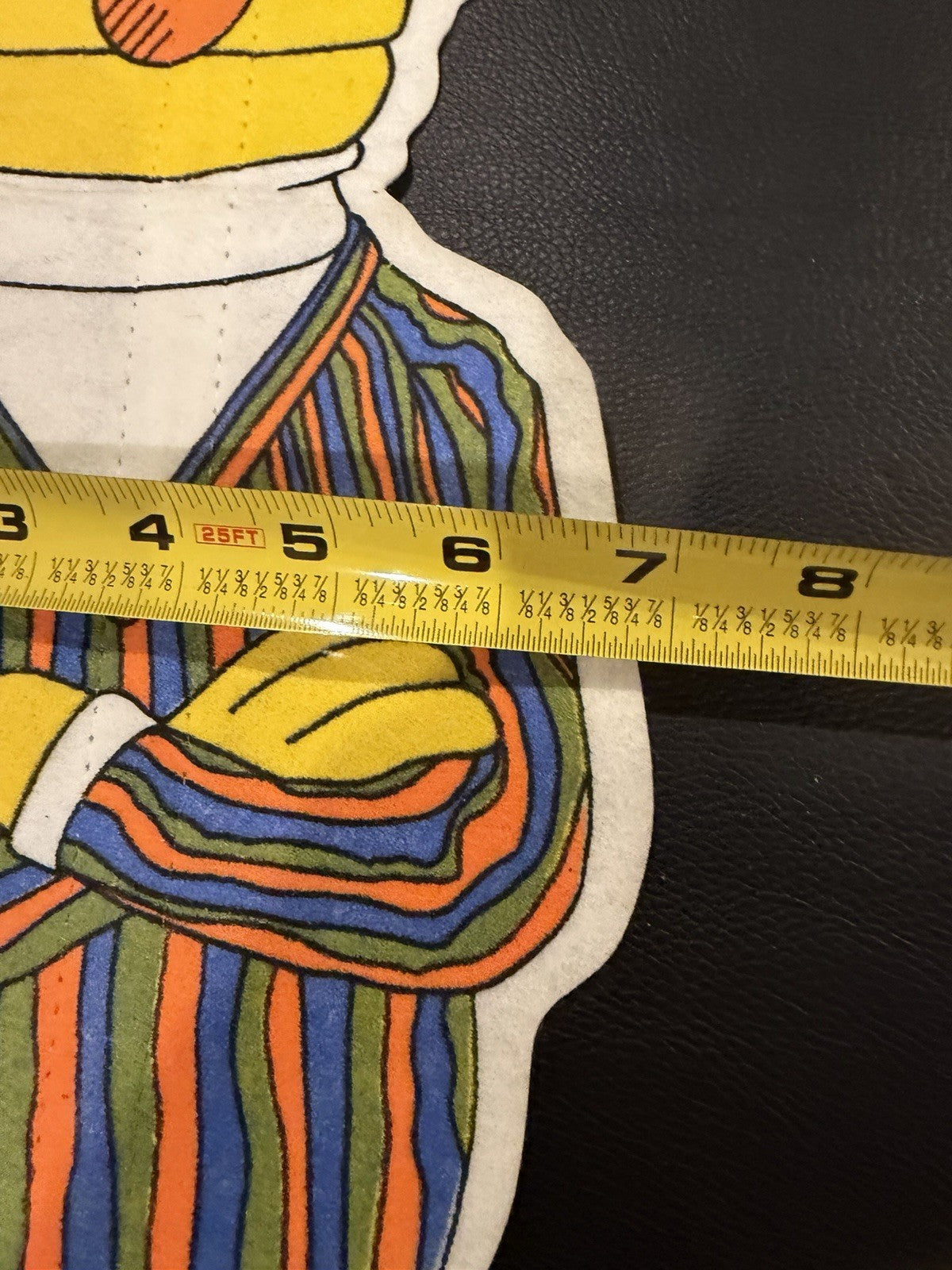 Vintage 22" Sesame Street Bert Felt Flannelgraph Wall Hanging Cutout 1971-1975