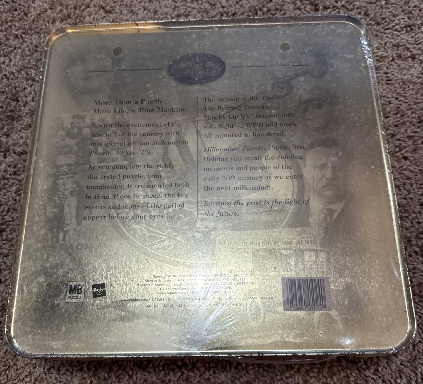 Millennium Puzzle: 1900s - 40s; 1000 Piece Special Tin Edition Brand NEW Sealed