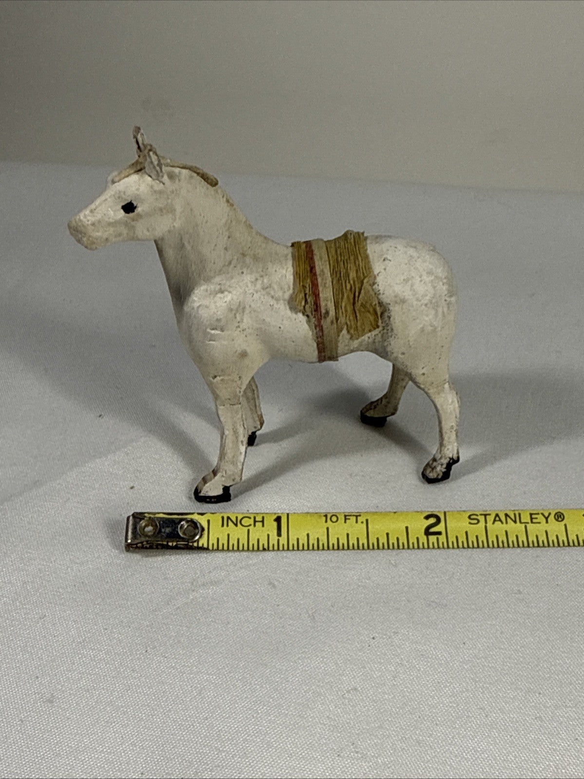 Rare Vintage Toy Mini Horse Paper Mache 2.5 Inch Beautiful Must Have Piece
