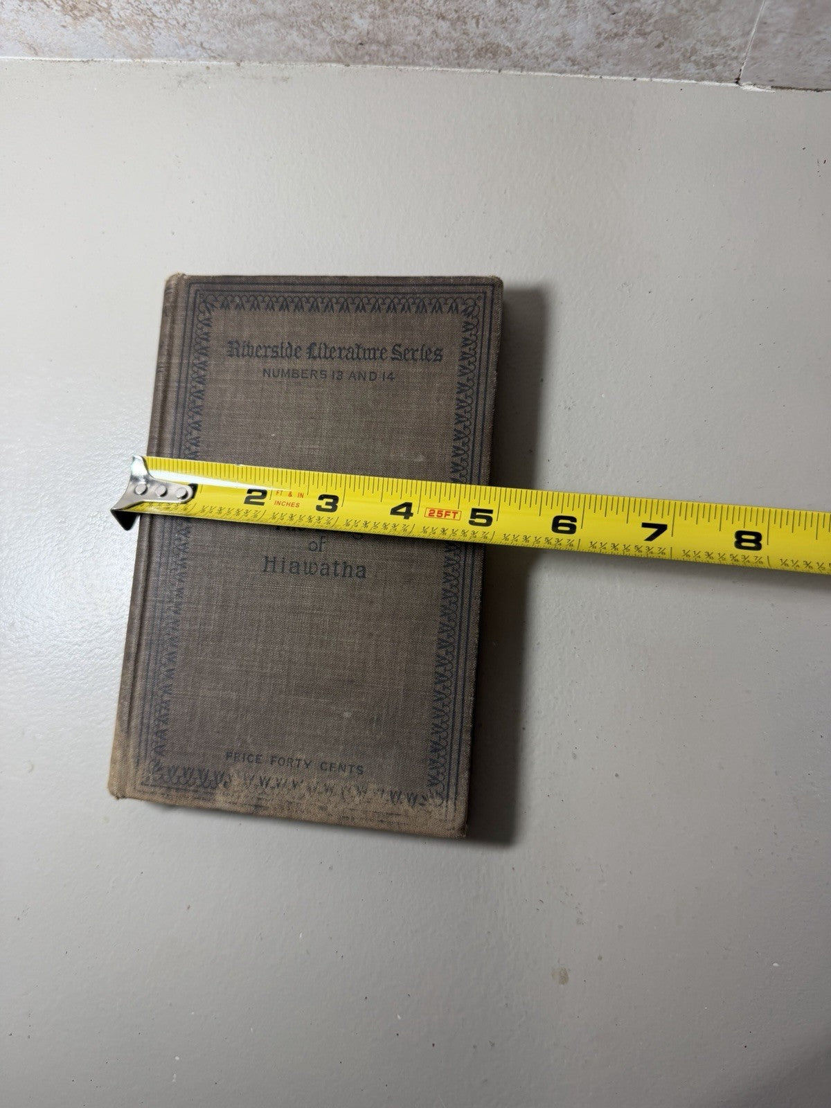 Antique Riverside Literature Series Longfellow The Song of Hiawatha Houghton
