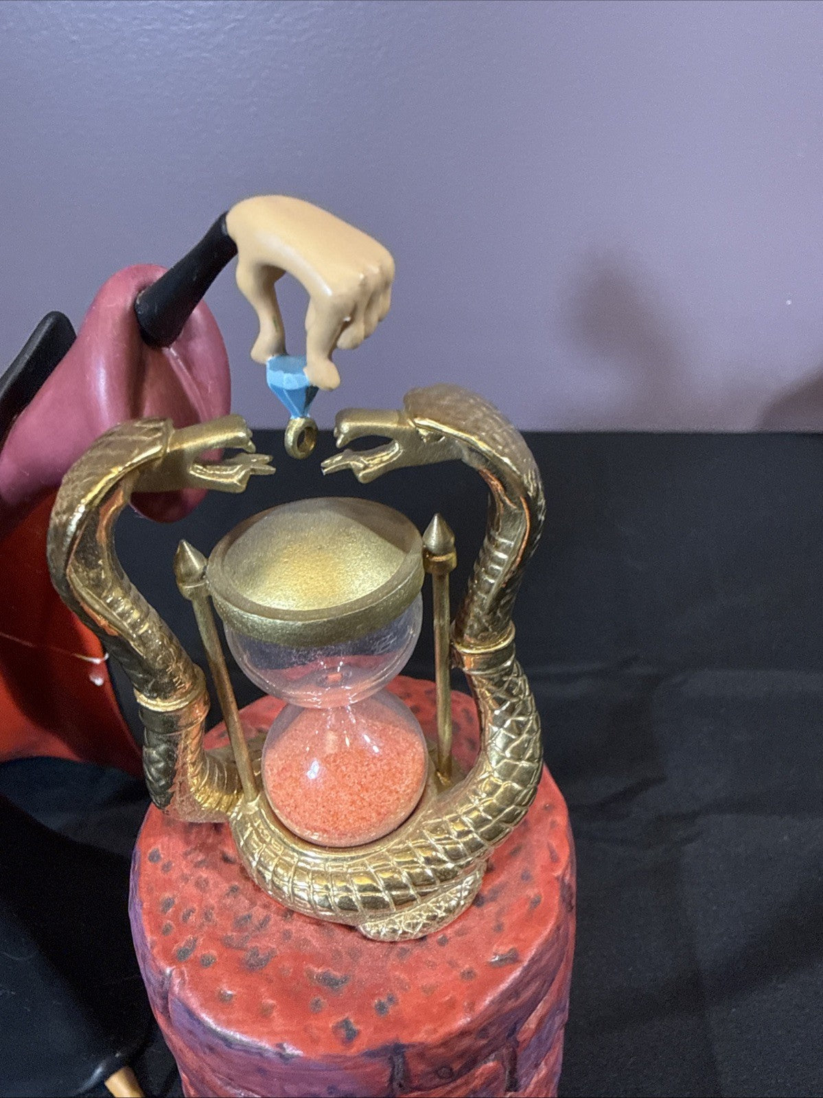 WDCC Disney Jafar Oh Mighty Evil One Figurine Aladdin Cape Damaged No COA