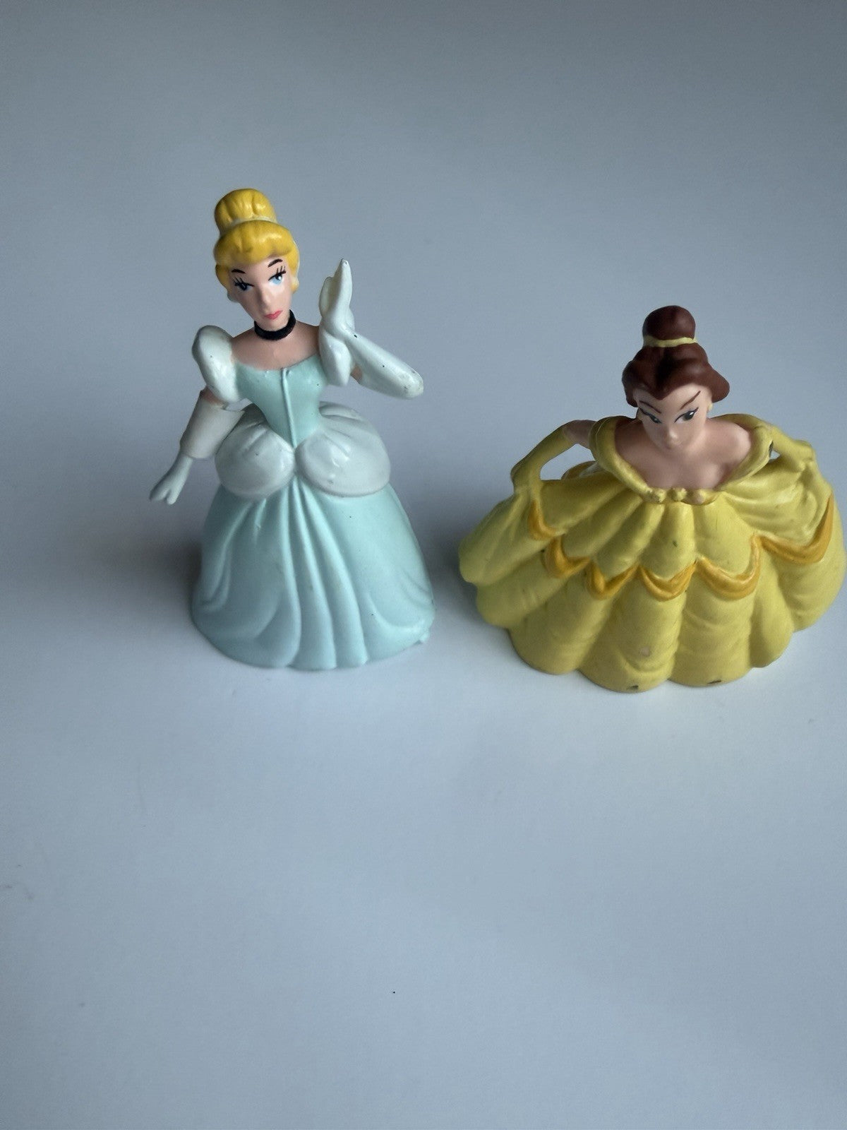 Vintage Disney Applause Cake Topper Figure Lot Belle Cinderella 2 Piece
