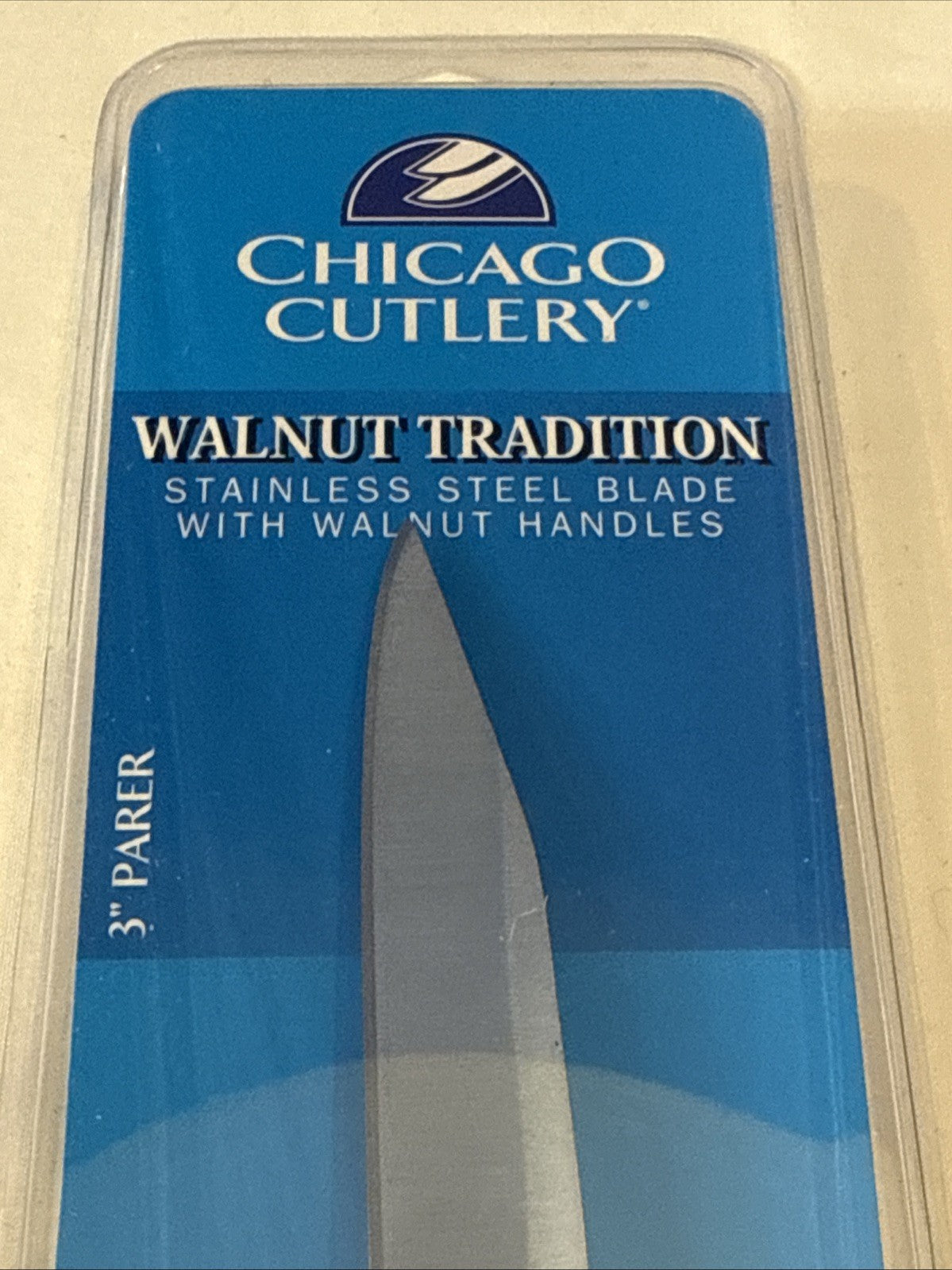 Chicago Cutlery Walnut Tradition 100SP 3 Inch Paring Knife New Sealed Clamshell