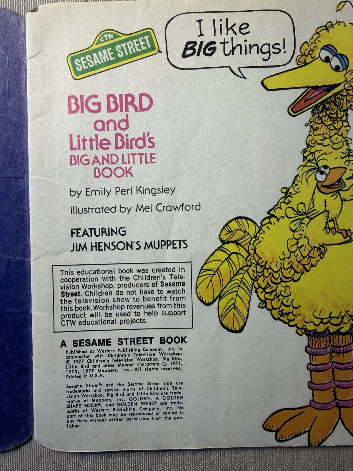 Vintage Sesame Street Golden Shape Books Light Learn Game Big Bird Ernie Bundle