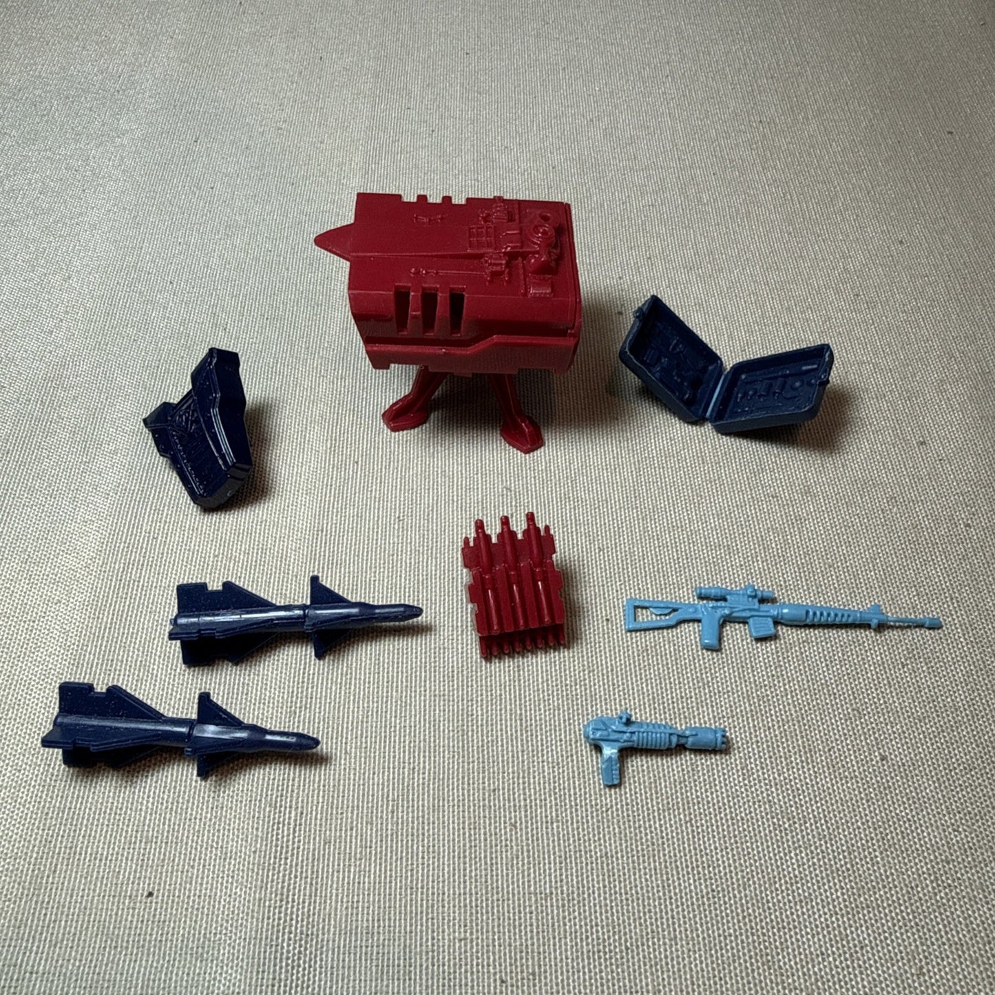 Vintage 1986 GI Joe Cobra Battle Gear Accessory Pack Lot Original Incomplete