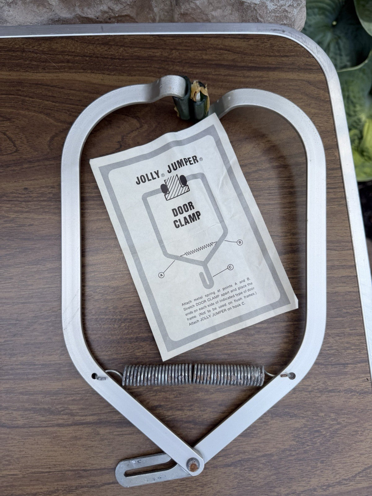Vintage 1960s Jolly Jumper Baby Exerciser Gimbels Box Doorway Bouncer Set