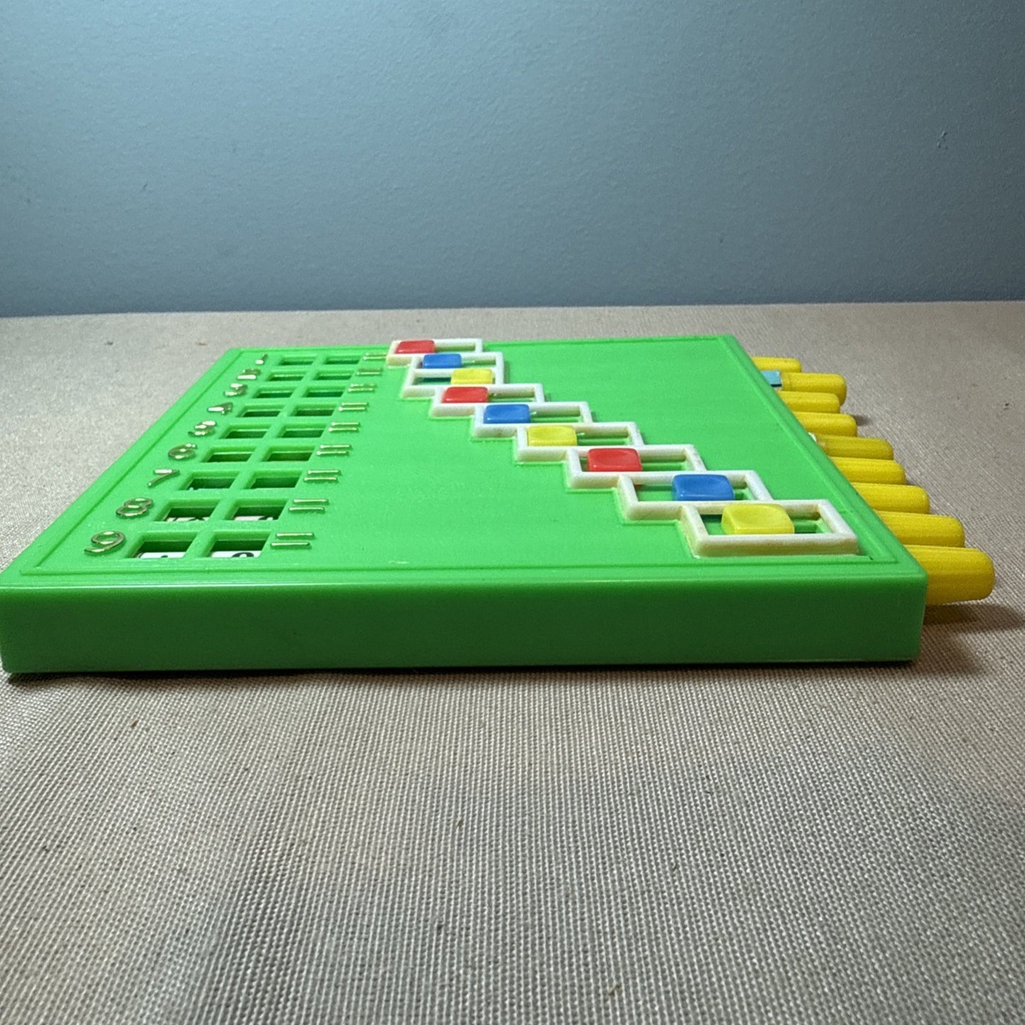 Vintage Sears Little Learners Mini Calculator Educational Toy Blue 1980s