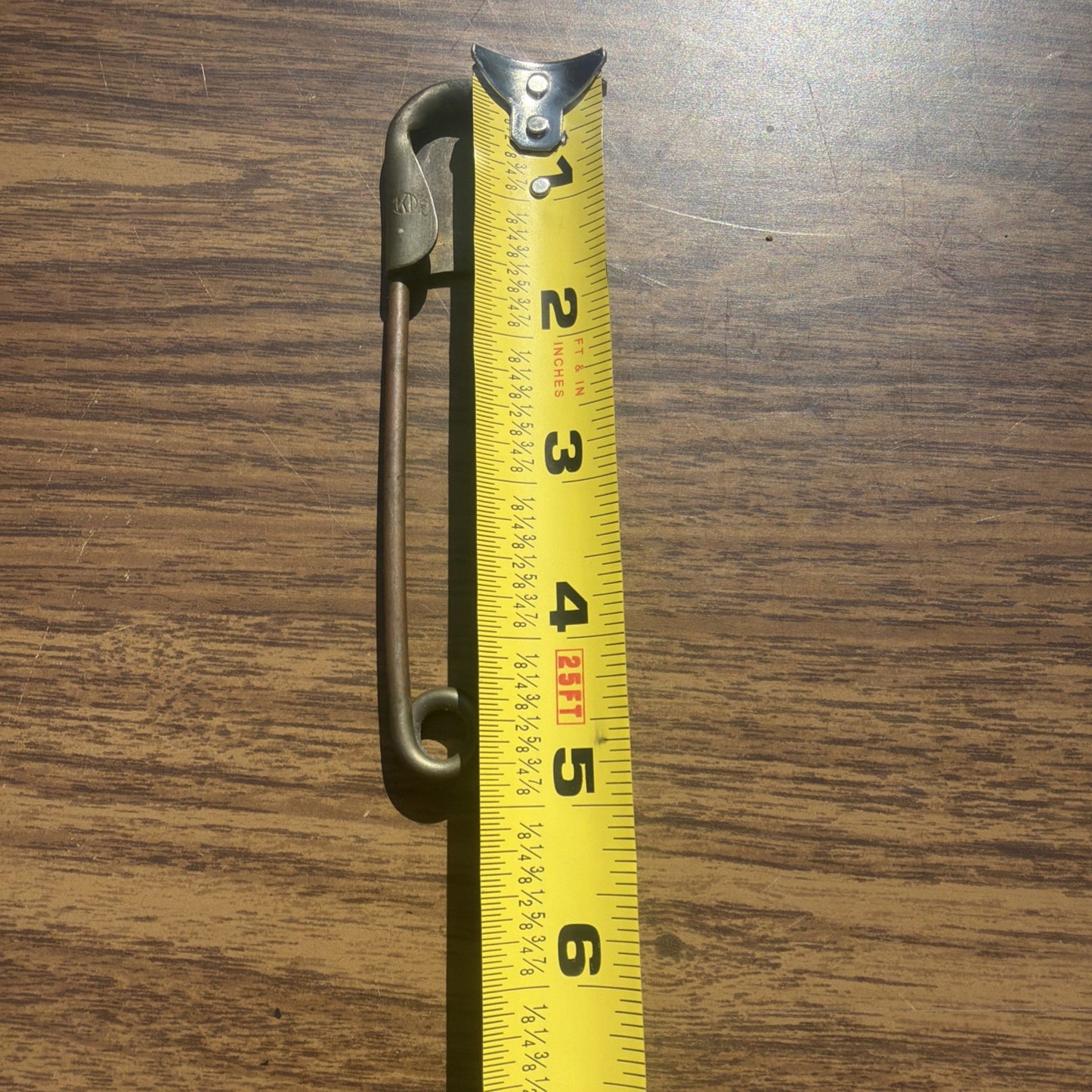Vintage Oversize 5" Brass Safety Pin Scuba Military Utility Pin Large