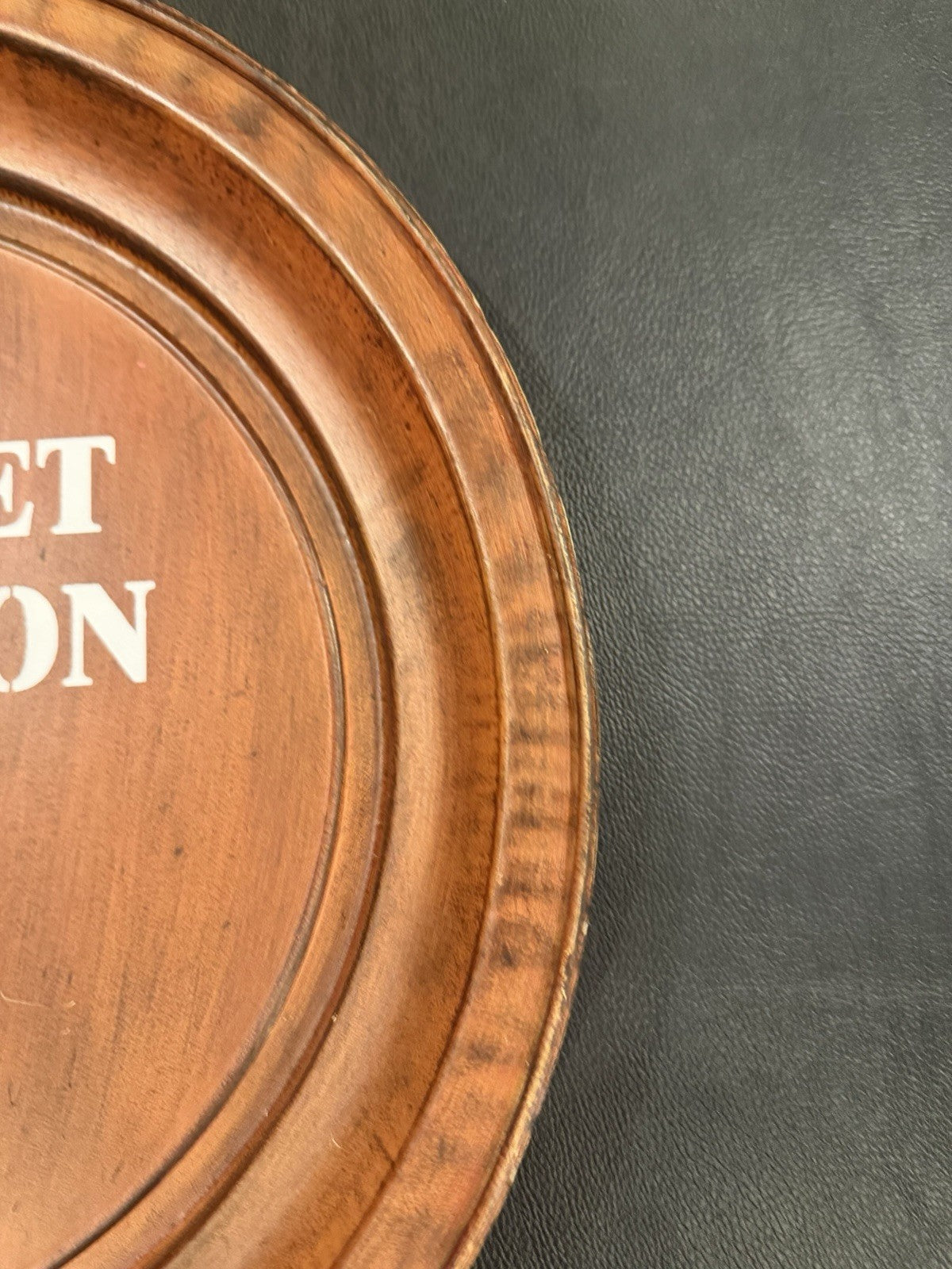 Vin Cabernet Sauvignon Wine Barrel Head Wall Decor Metal Plaque 16" Round