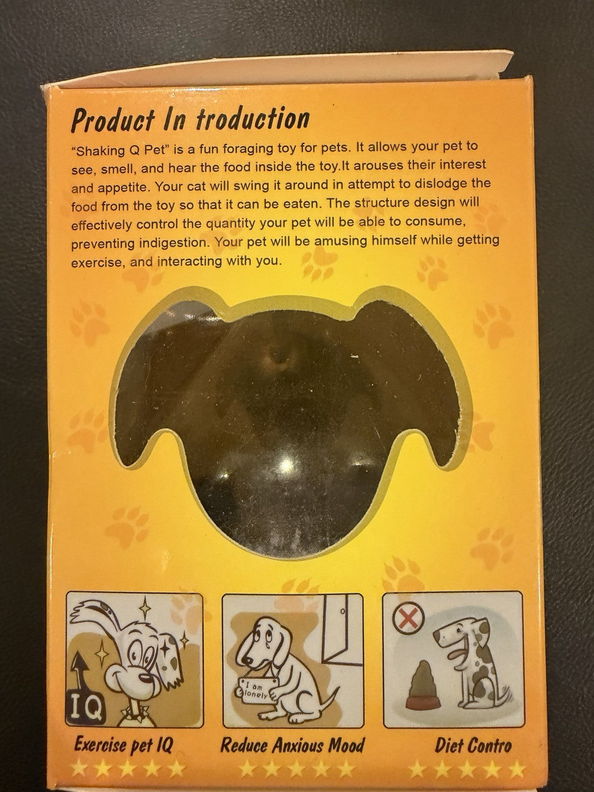 Shaking Qpet Happy Time Foraging Toy for Dogs Interactive Treat Puzzle