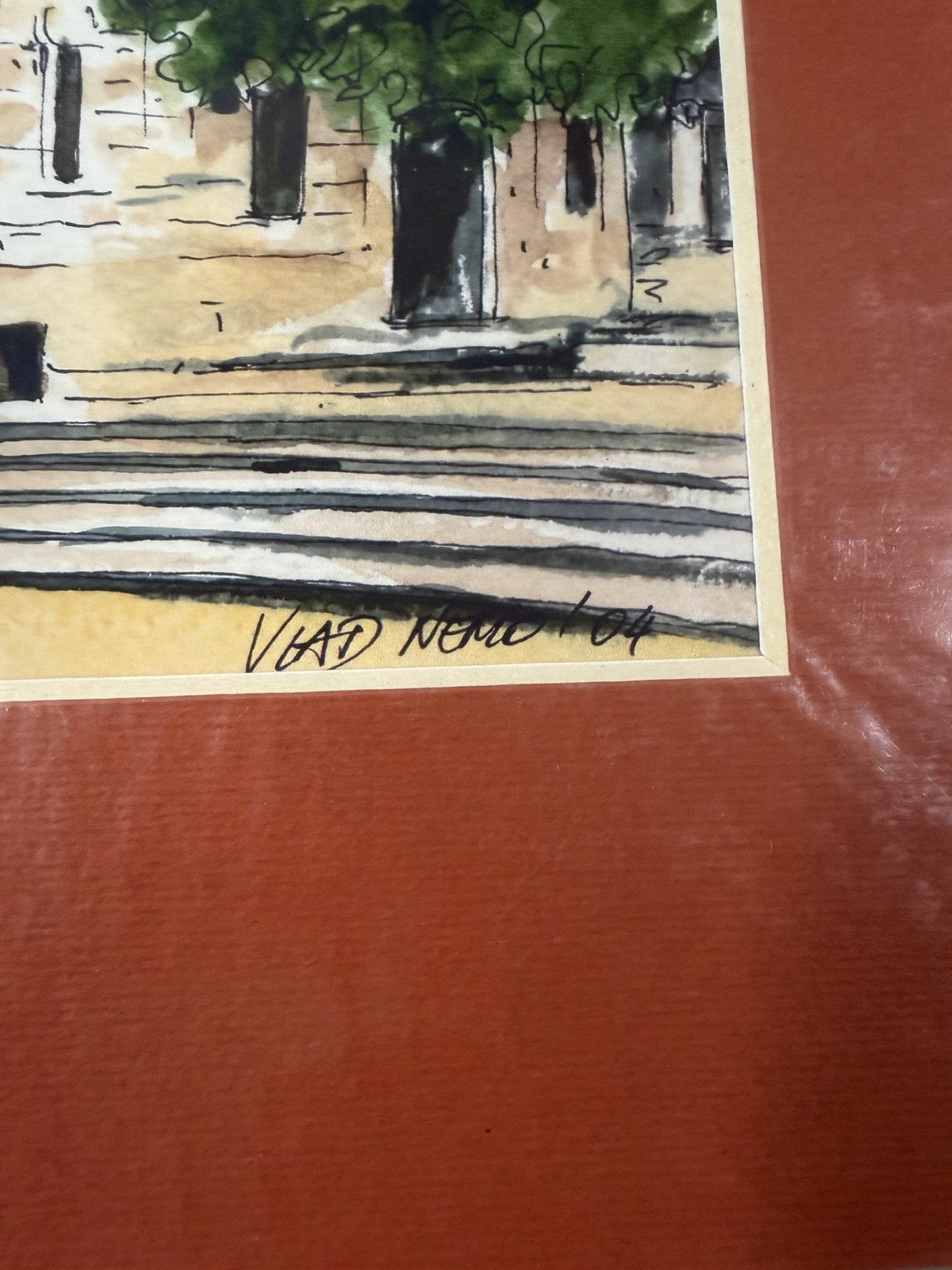 Vlad Nemo Signed Budapest Fishermans Bastion Watercolor Print NIB Hungary Art