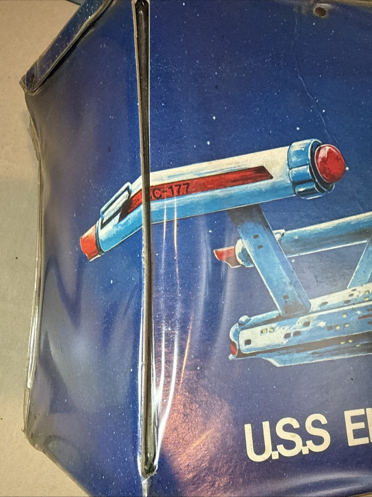 Vintage 1974 Mego Star Trek USS Enterprise Playset No Figures No Accessories