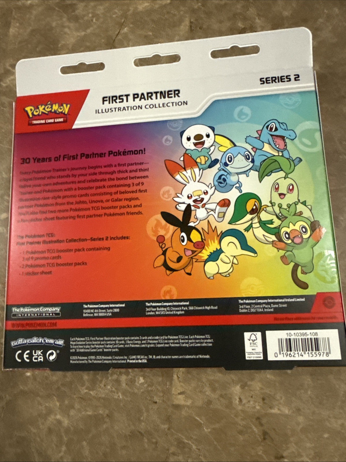 Pokemon TCG First Partner Illustration Collection Series 2 & Series 3 Sealed