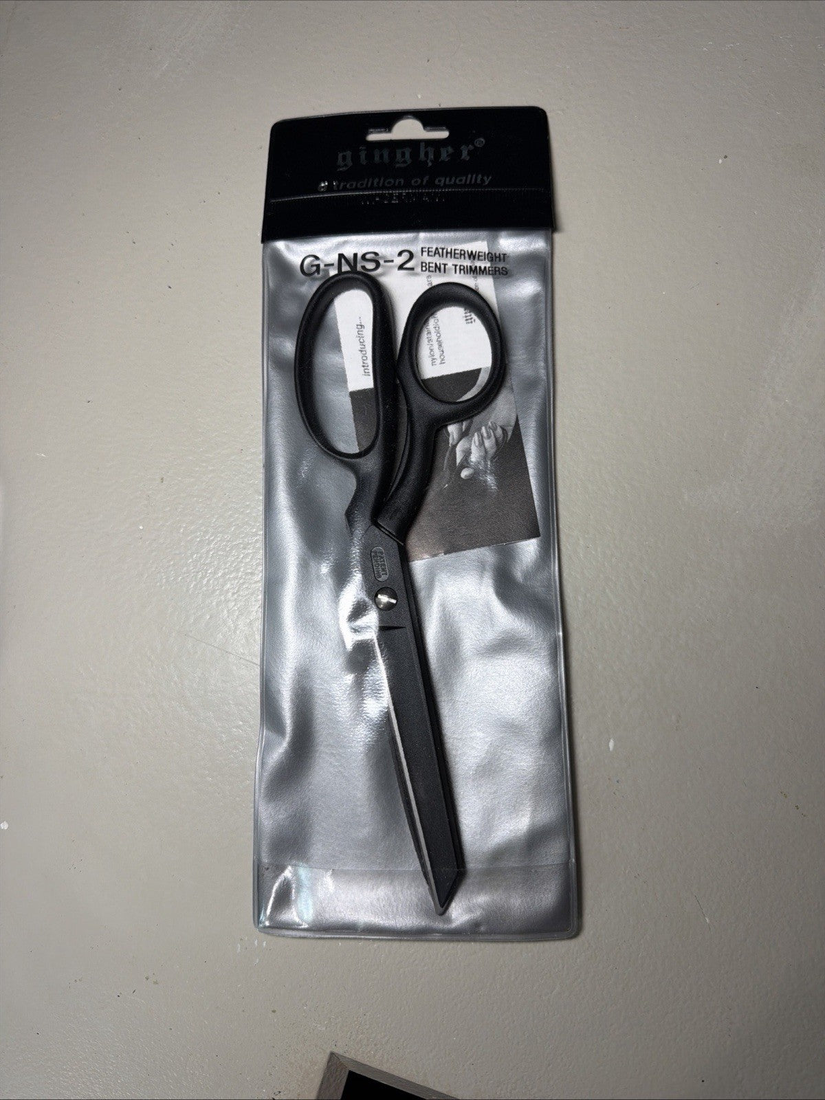 Vintage Gingher G-NS-2 Featherweight Bent Trimmers Scissors Germany Sew Lot of 5