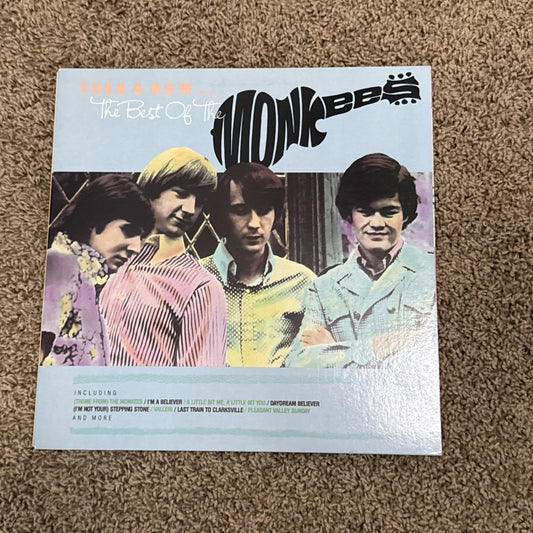 The Monkees Then & Now Best Of Vinyl LP 1986 Arista AL9-8432 Pop Rock Record VG