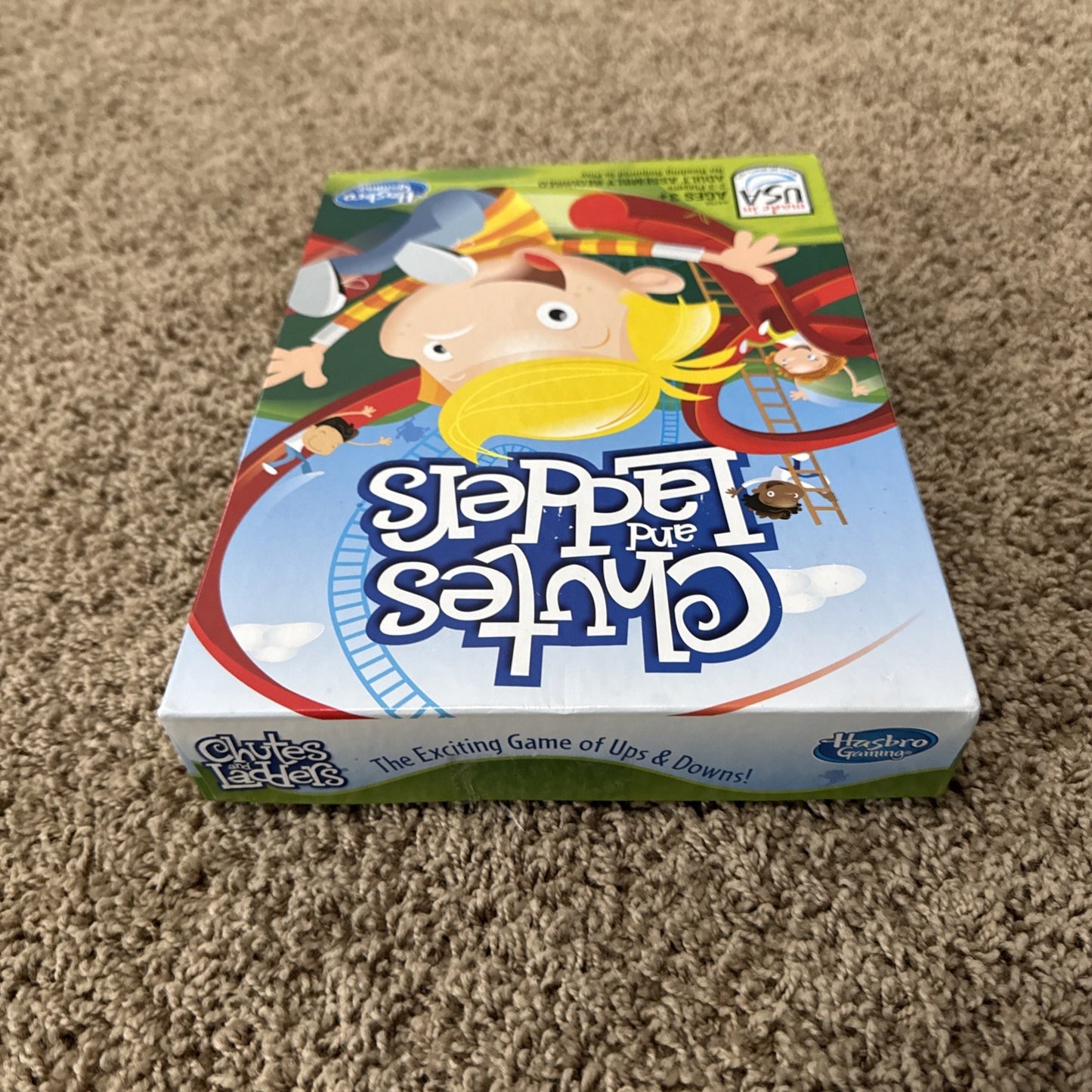 Chutes And Ladders Board Game Hasbro 2013 Complete Made In USA
