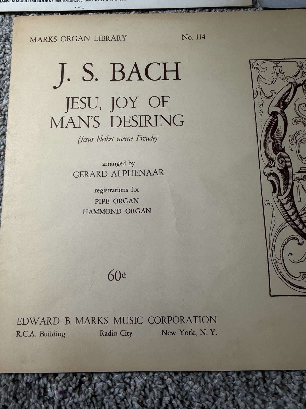 Vintage Piano Sheet Music, 1955 Bach, 1967 Windy, 1953 Winter Wonderland