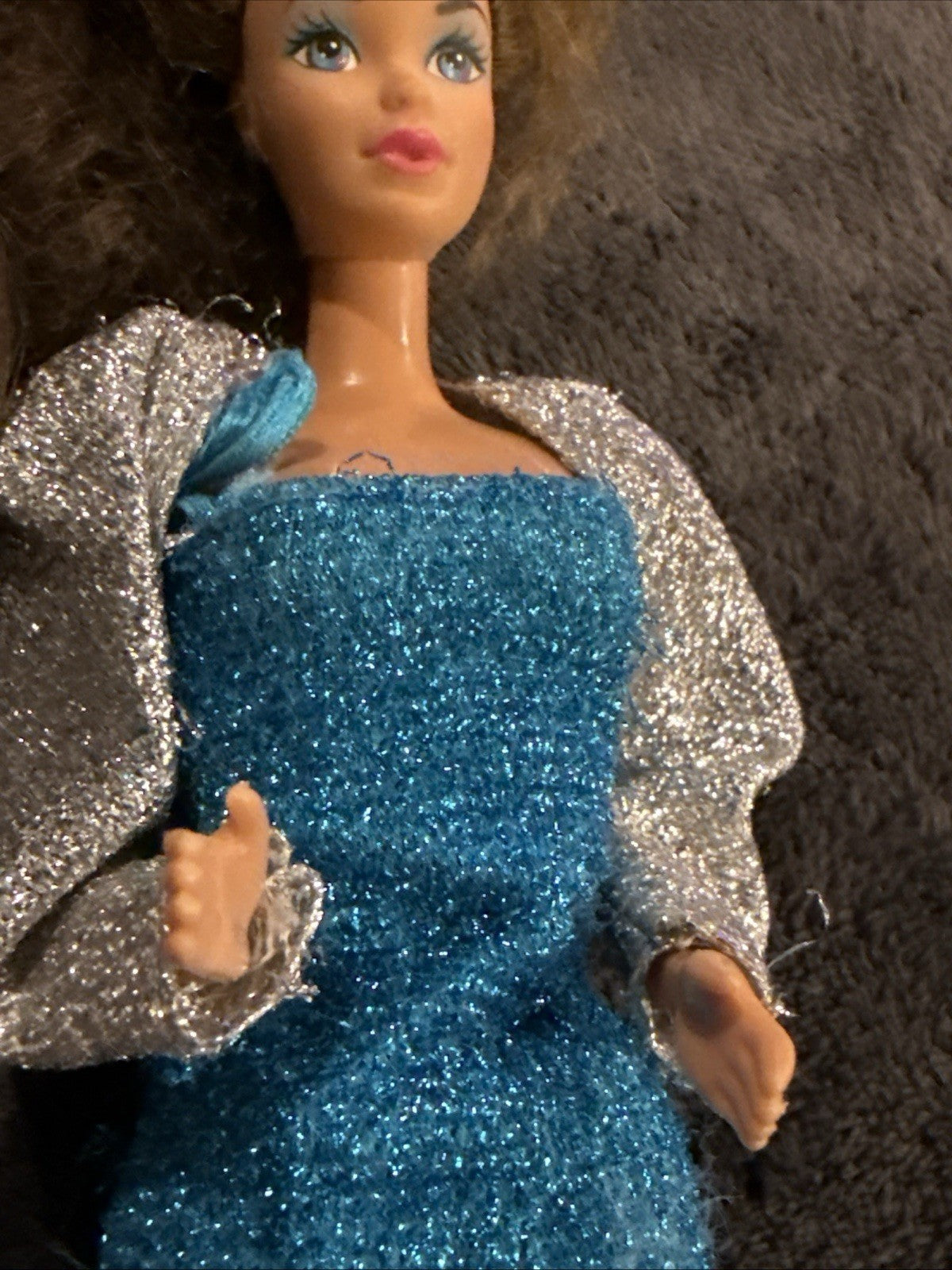 Vintage 1986 Jewel Secrets Ken & Whitney Barbie Doll Couple Gown Tuxedo Pair