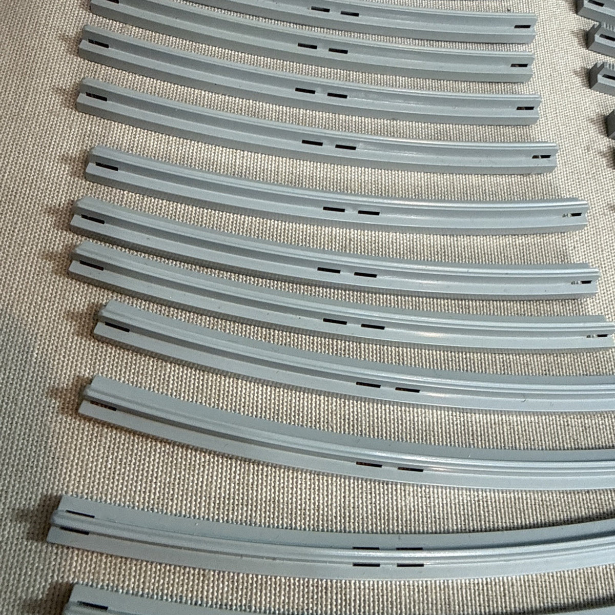 Vintage LEGO Train Track Lot 72 Pieces 4.5V Crossing Straight Curve Connectors
