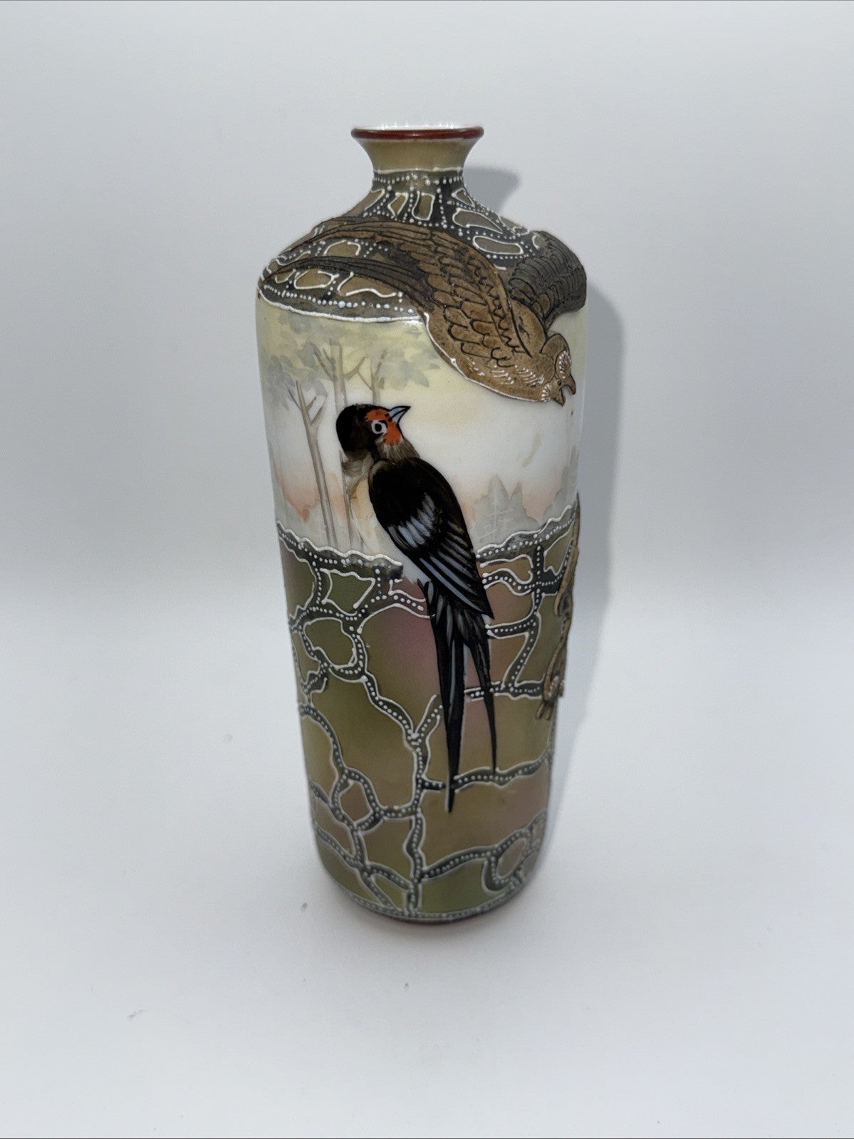 Vintage Noritake Vase Rare Art Deco Style 7x3