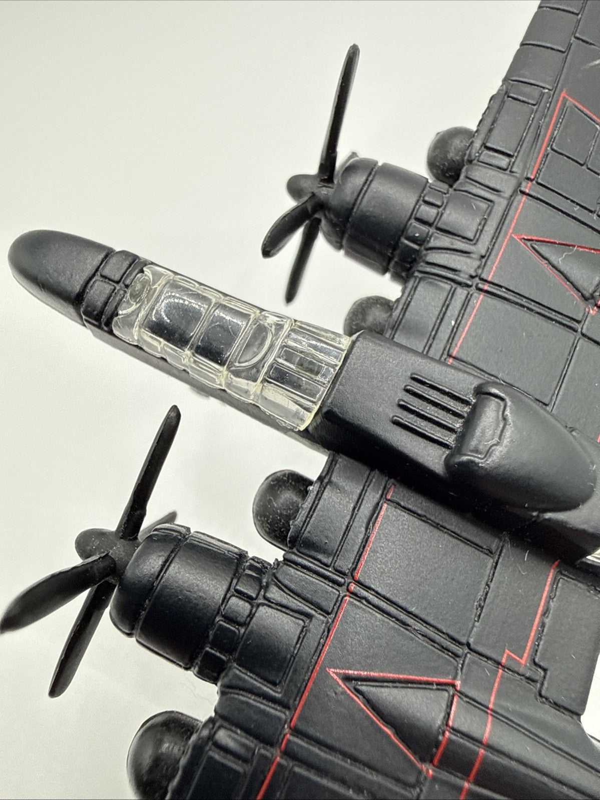 1:144 WWII USAF P 61 Black Widow Aircraft, Diecast Replica, With Maisto Stand
