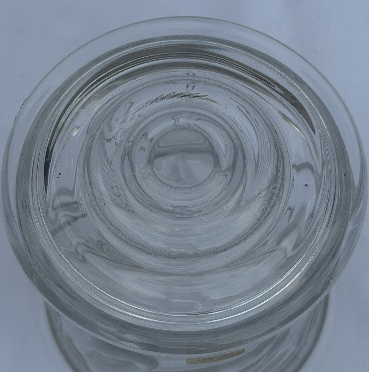 Vintage Teleflora Frosted Glass Swan Covered Jar with Lid Made in France Clear