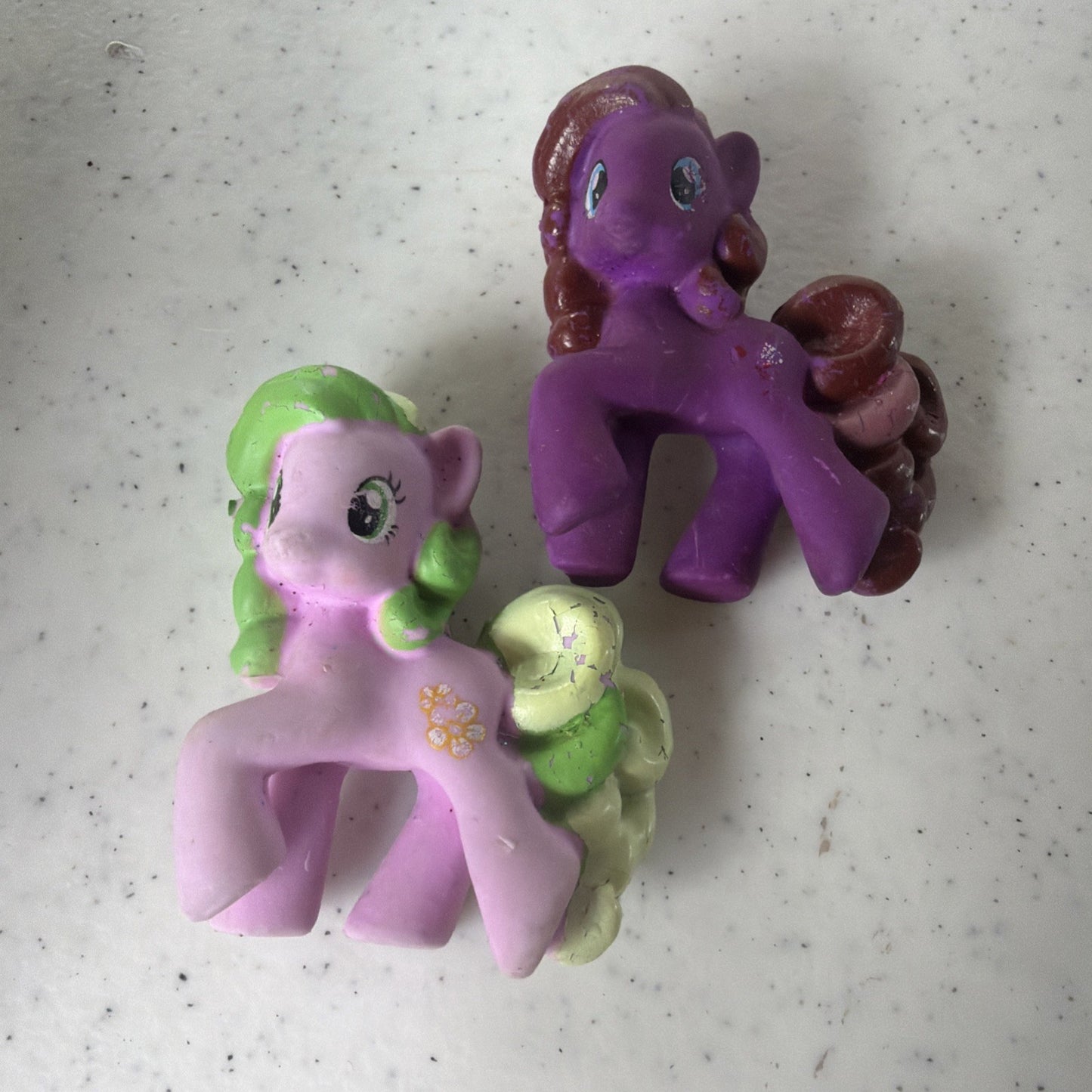 My Little Pony G4 Fizzypop Erasers & Rarity Pop Cutie Mark Magic Figure Lot