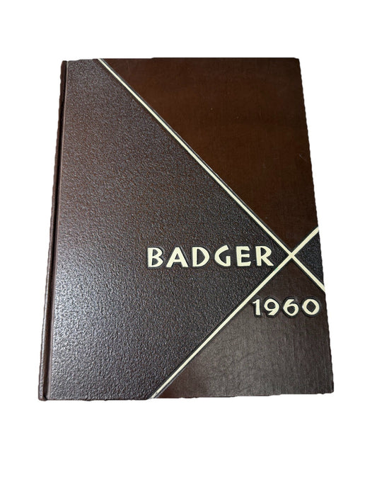 1960 University of Wisconsin Madison Yearbook Badger Book Vintage