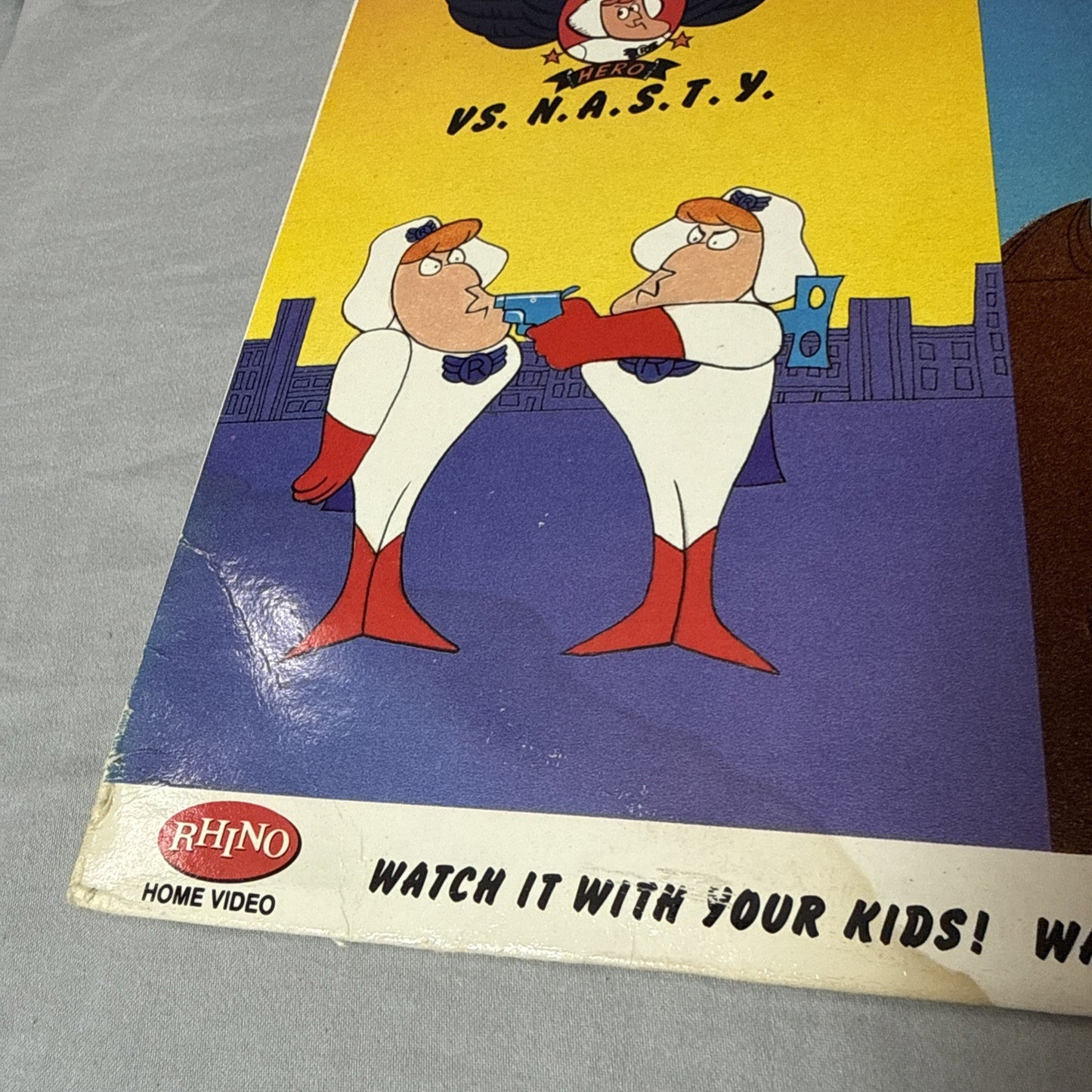 Roger Ramjet Double Feature LaserDisc Nasty Hero Rhino Home Video Animated OOP