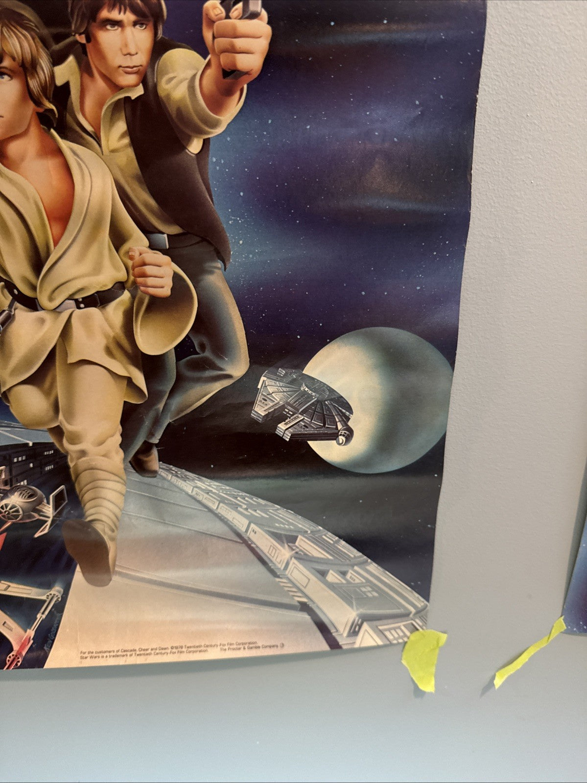 Star Wars 1978 Poster Set P&G Customer Promotion 18x22 Rare Pair Posters