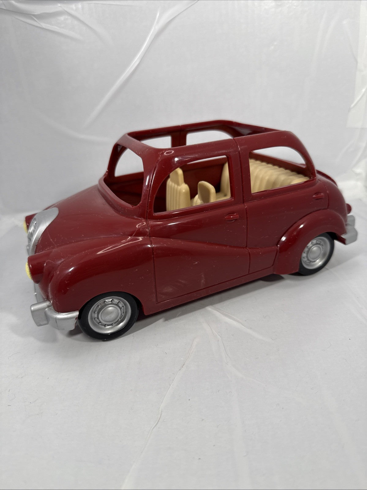 Calico Critters Burgundy Red Family Car Vehicle Toy Sylvanian Style