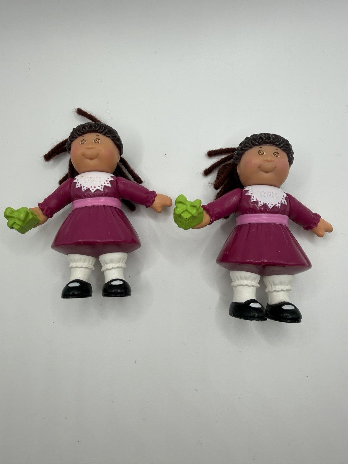 Vintage 1992 Cabbage Patch Kids PVC Figures OAA Dance Ice Skater Toy Lot of 4
