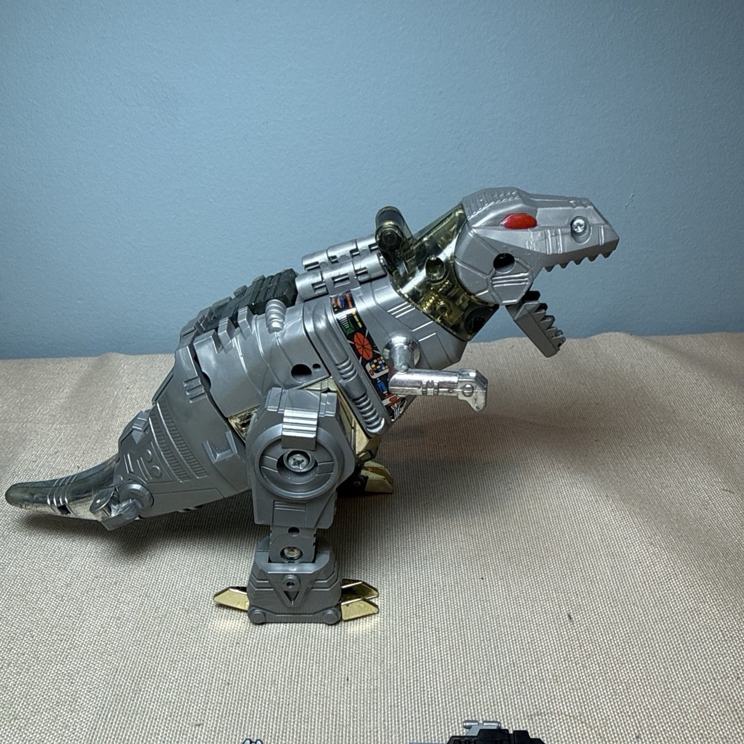 Vintage 1985 Hasbro Transformers G1 Grimlock Dinobot Figure Incomplete