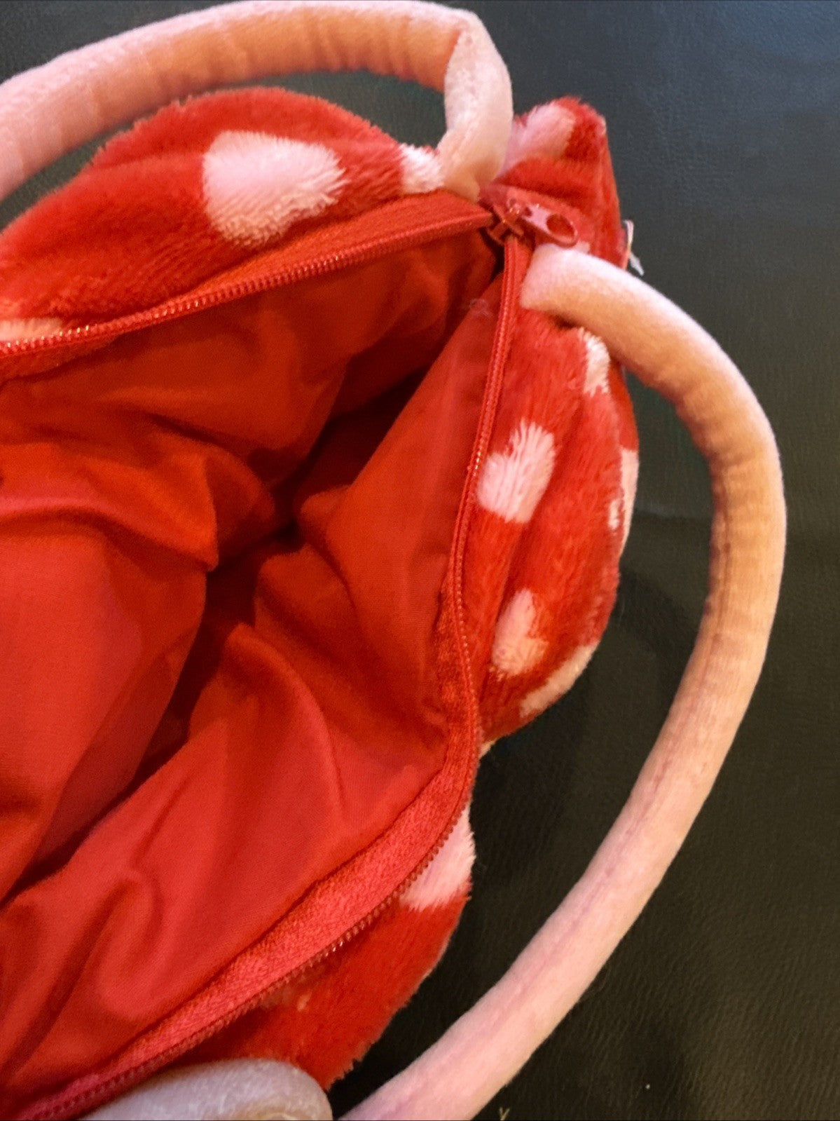 Ty Pinkys Smooches Purse Red Pink Hearts Plush NWT