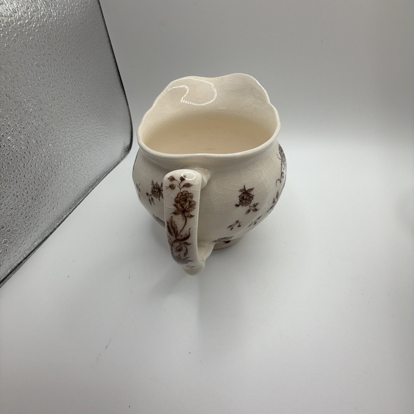 Johnson Brothers Autumn Delight Ironstone Creamer Sugar Bowl England