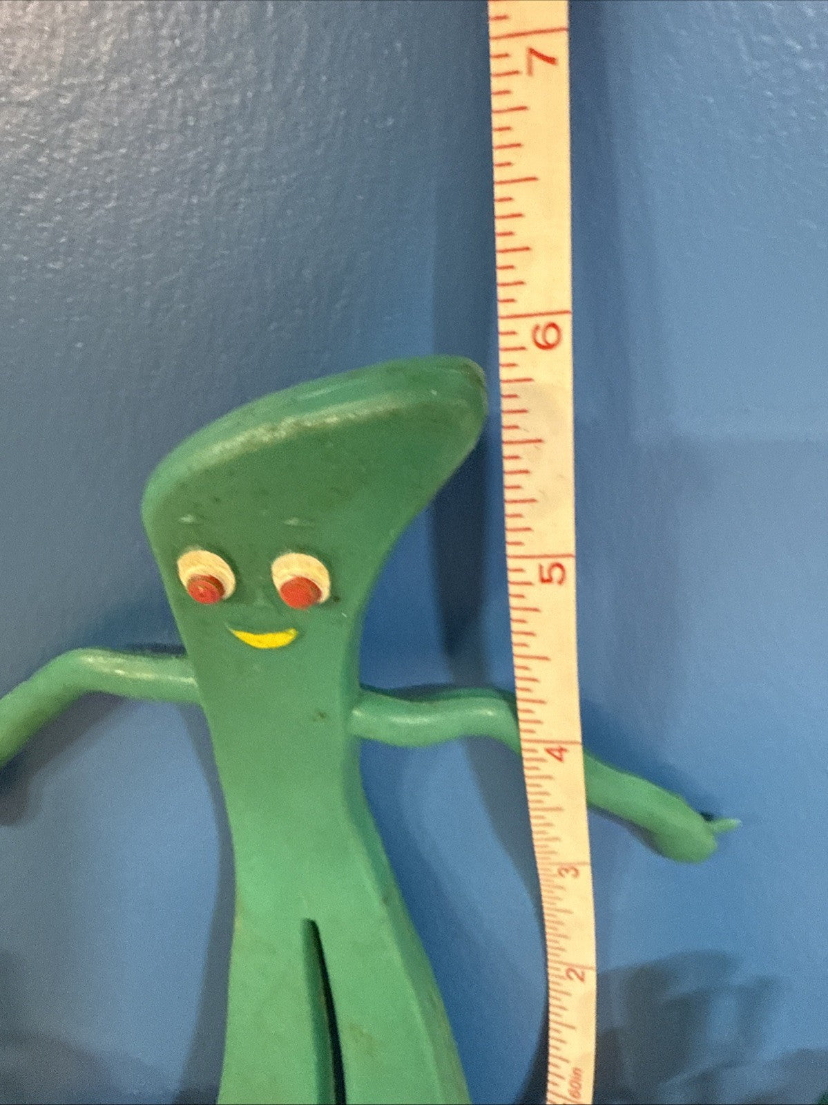 Vintage Gumby Figures Prema Toys Hong Kong Bendable Characters 1980s Lot of 6