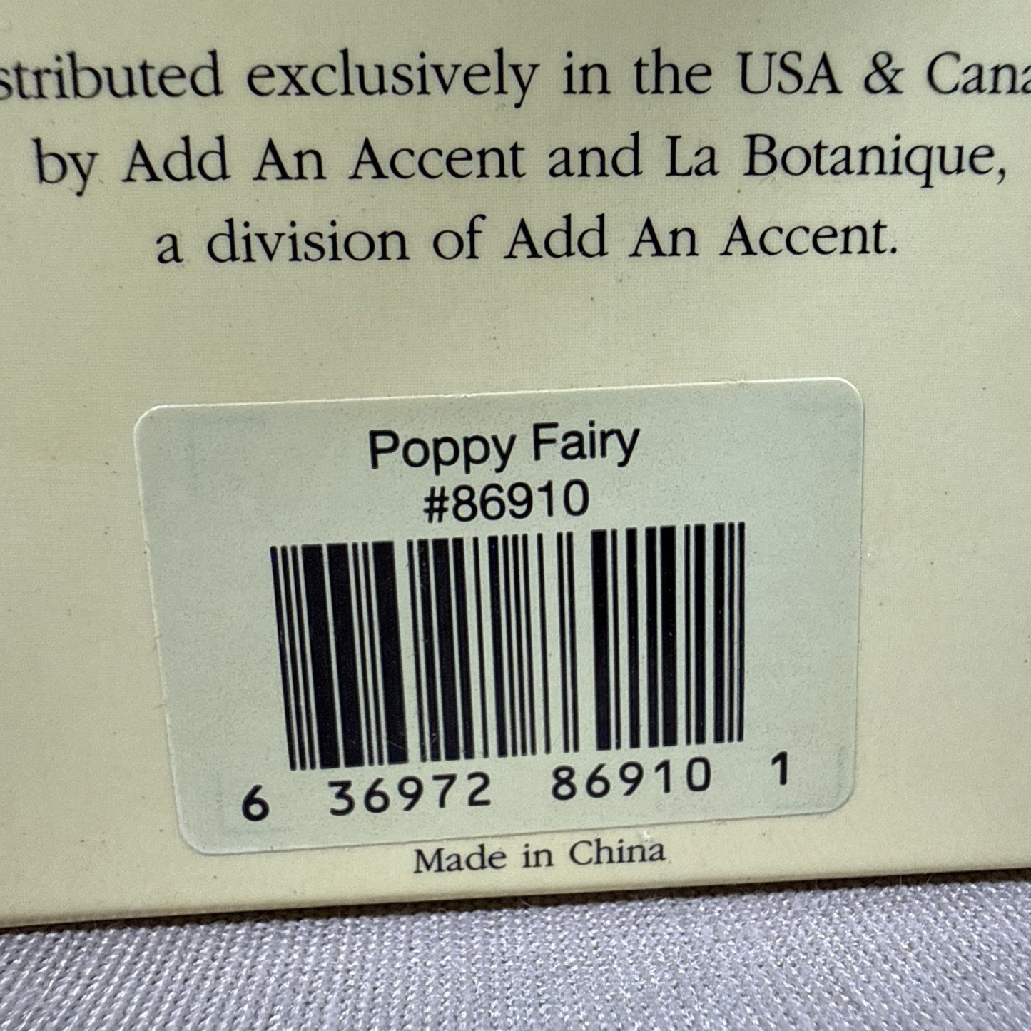 Cicely Mary Barker Retired 1996 POPPY FAIRY Flower Fairies Figurine #86910