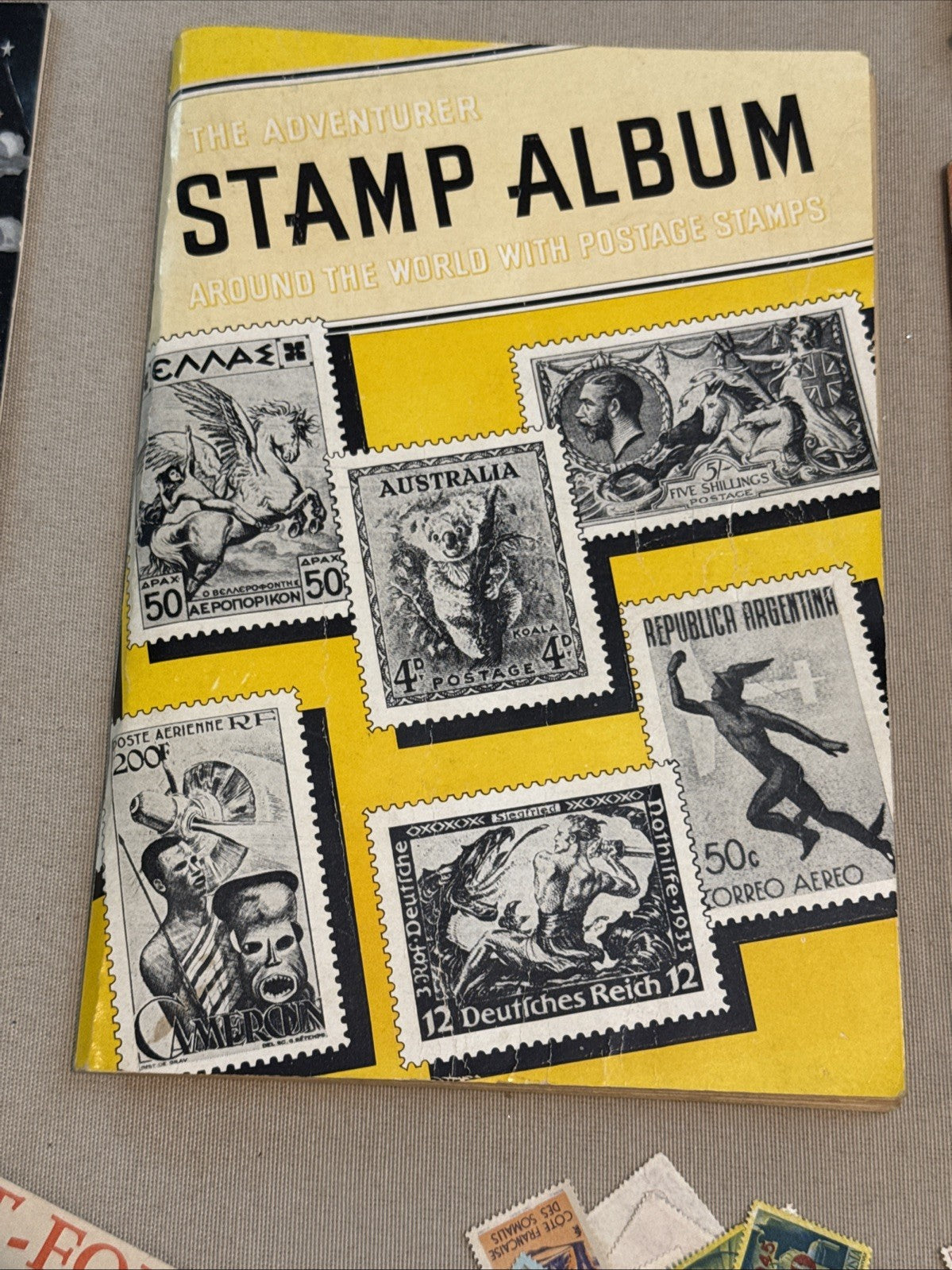 Vintage Stamp Collecting Lot Albums Harris Books American Worldwide Philately