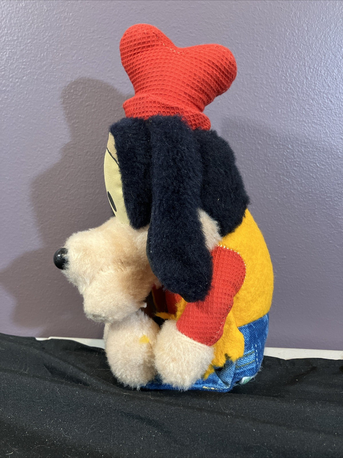 Vintage 1976 Disney Goofy Plush Knickerbocker Stuffed Doll Toy