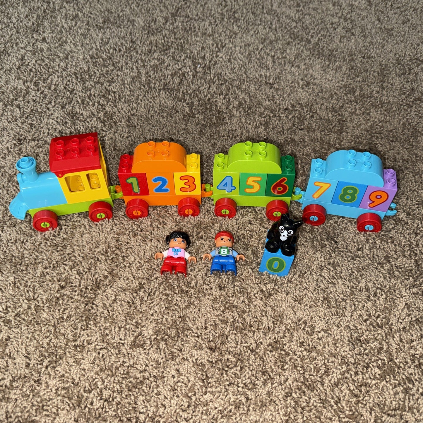 LEGO Duplo 10847 Learn To Count Number Train Complete No Box