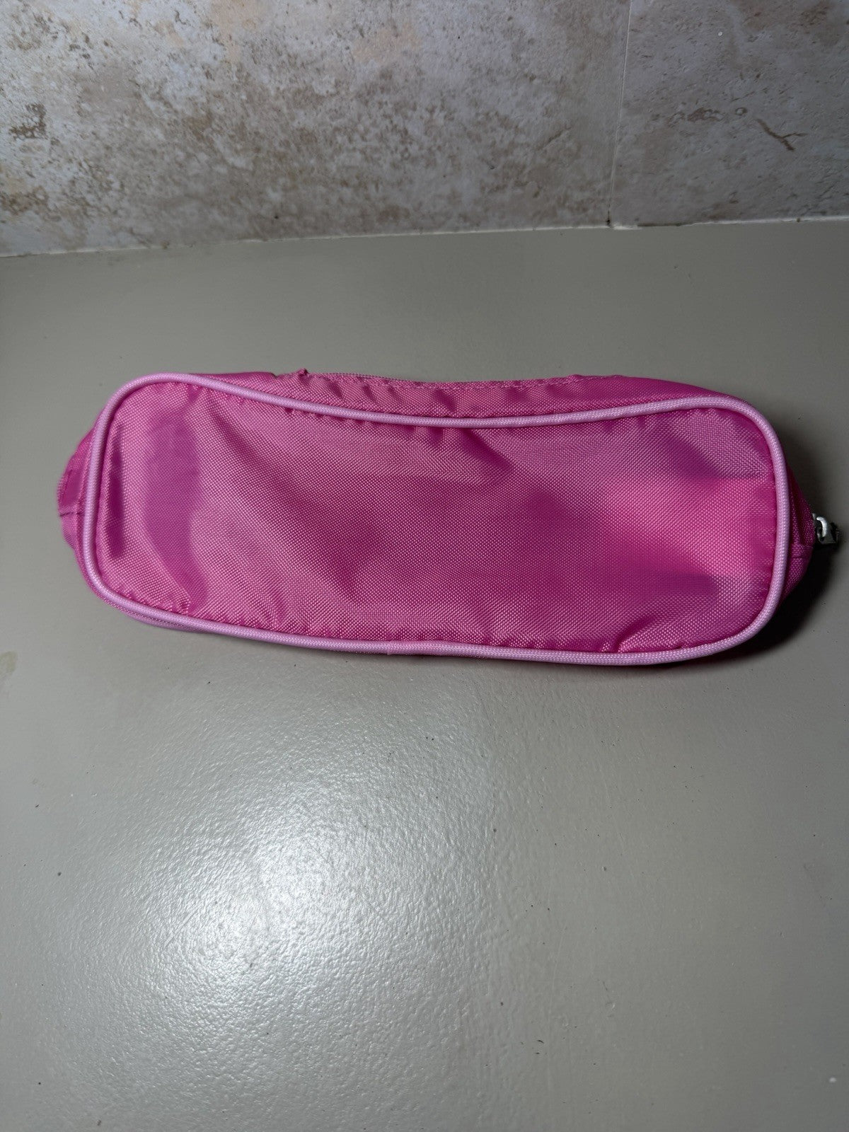 NWT Lillian Vernon Pink Leopard Cats Pencil Case Cosmetic Bag Lot of 2 Zip Pouch