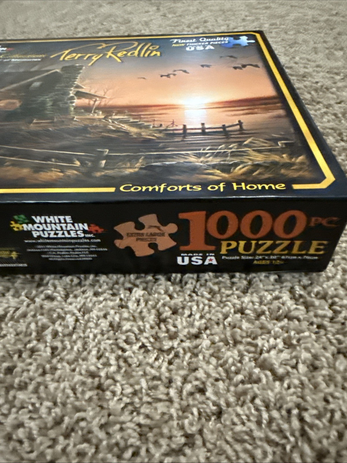 Terry Redlin 1000 Pc Puzzles Evening With Friends Comforts of Home Lot of 2