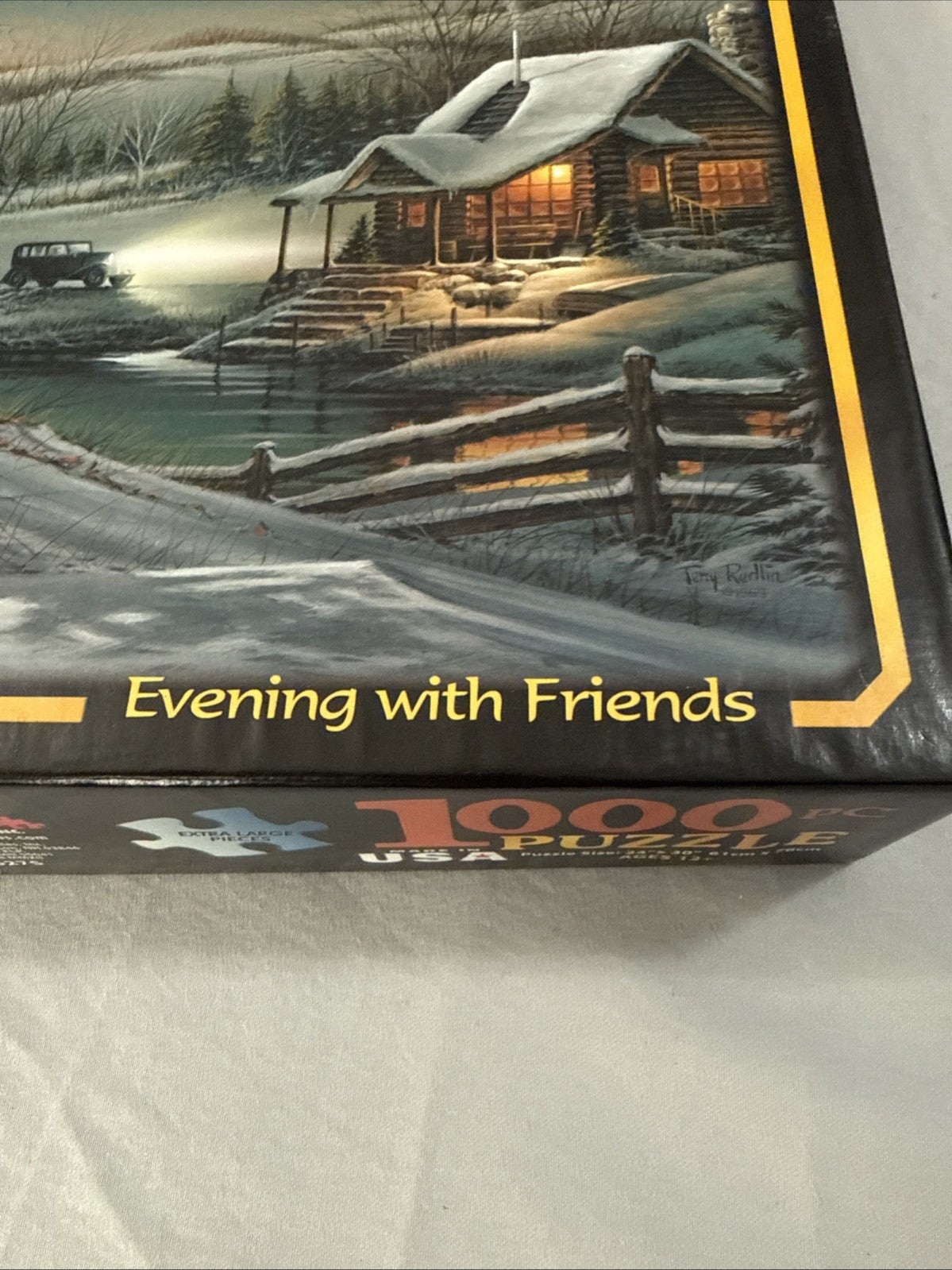 Terry Redlin 1000 Pc Puzzles Evening With Friends Comforts of Home Lot of 2